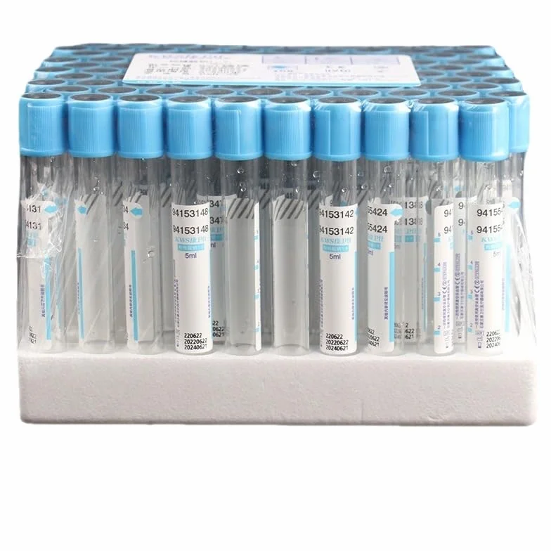 100pz Provette per Prelievo Ematico Citrato di Sodio 1:9, Tappo Blu Sottovuoto per Coagulazione & PRP, Sterili PET/Vetro, 3ml 5ml 10ml(Glass 10ml)