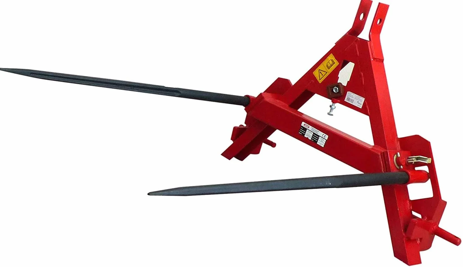 Ama Triangolo per Trasporto Rotoballe con Attacco a Tre Punti Categoria I e II – Compatibile con Punta Ø 36 mm, Larghezza 1 m, Altezza 72 cm, Peso 43 kg
