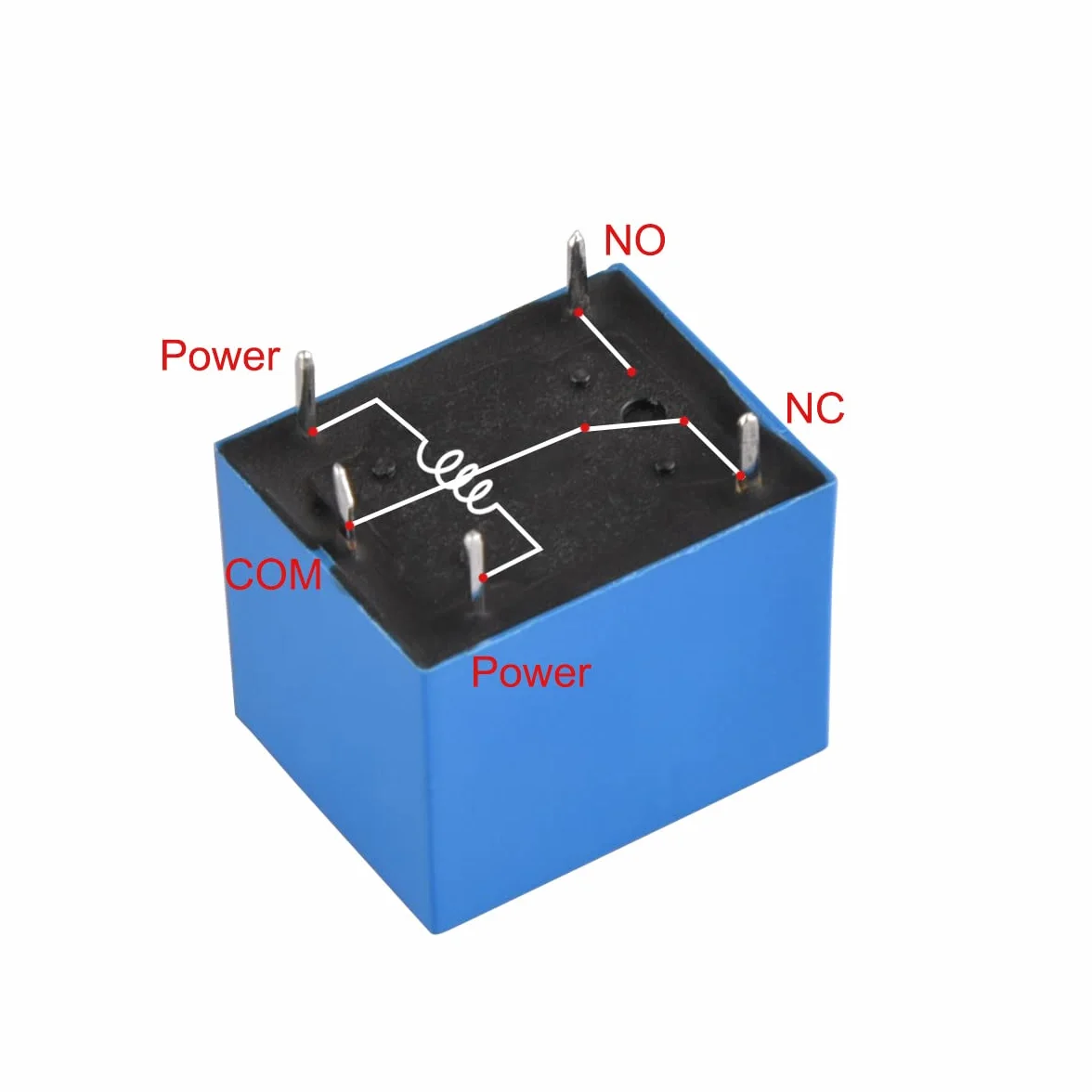 Heschen relè per circuito stampato, SRD-24VDC-SL-C, 24VDC, SPDT, 10A 250VAC, per terminali a 5 pin, confezione da 2