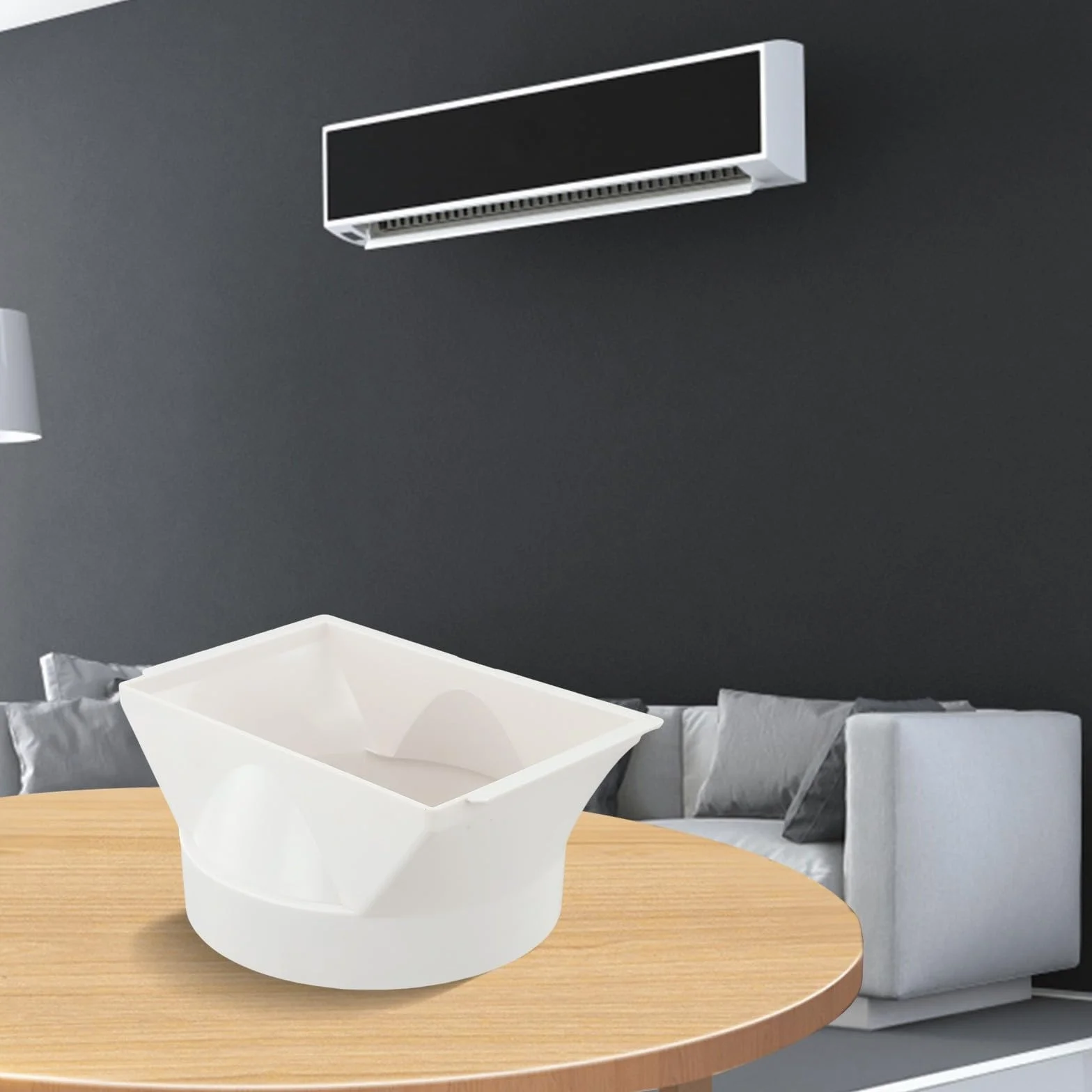 Adattatore mobile per tubo di scarico del condizionatore d'aria per unità portatili da 15 cm, progettato per un flusso d'aria e una ventilazione ottimali