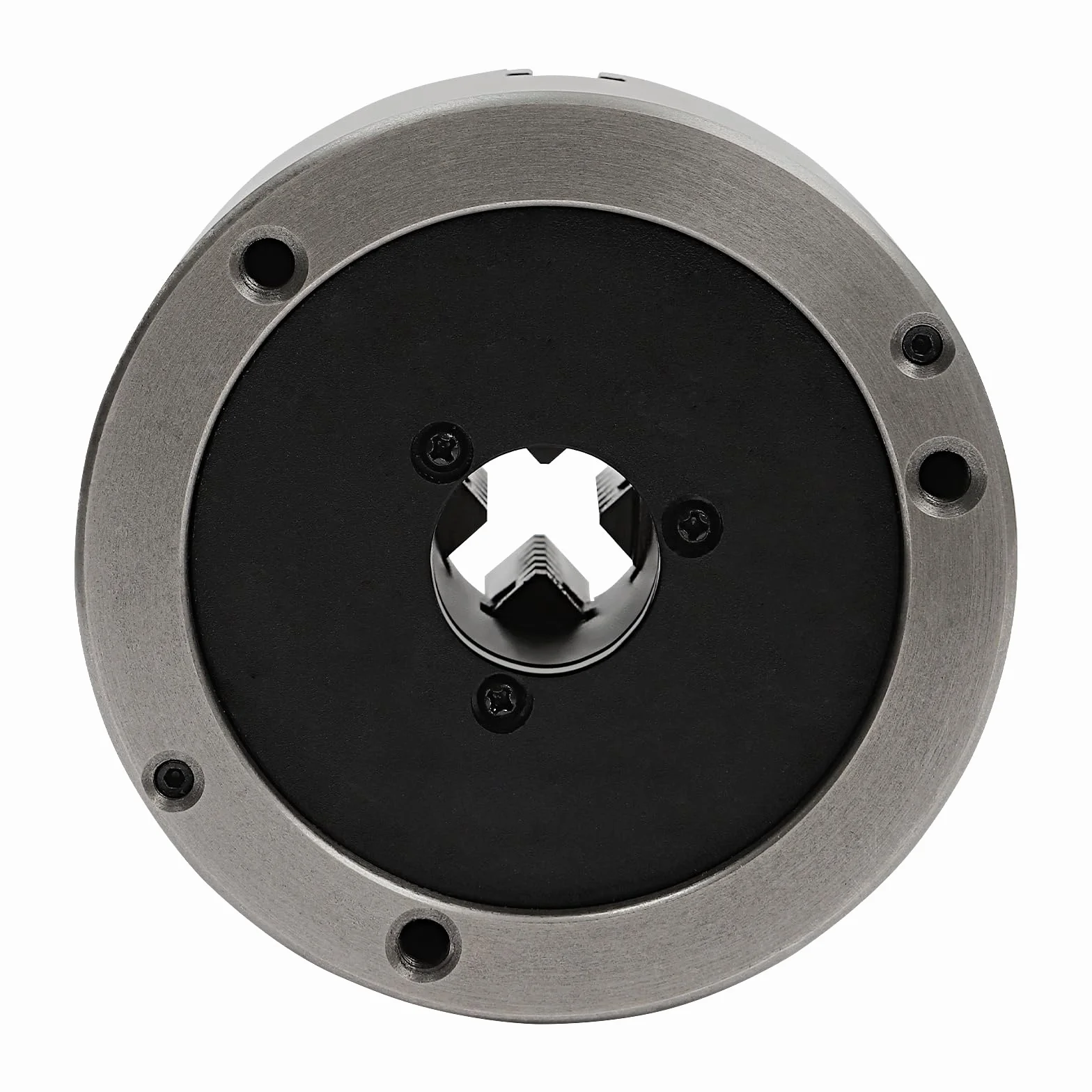 Mandrino a quattro ganasce autocentrante Chuck 4, tornitrice, mandrino trifase Ø 80/100/125 mm, per lavori di fresatura, foratura e tornitura (125 mm)