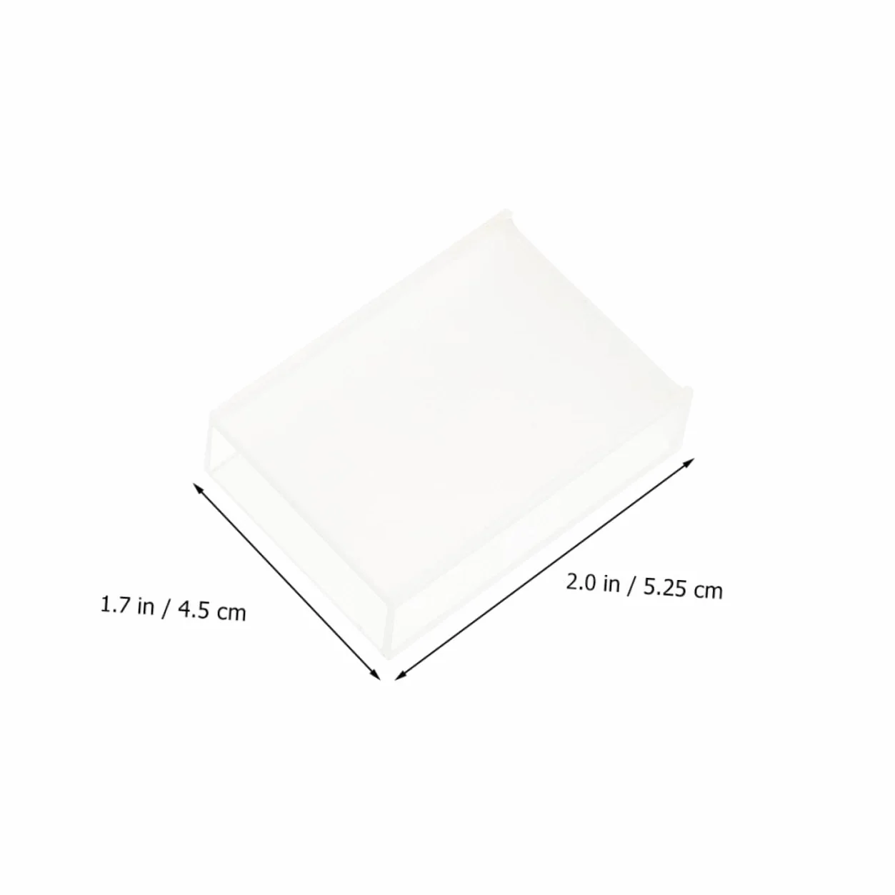 Cuvette Spettrofotometro Vetro Percorso Ottico 50mm Alta Trasparenza