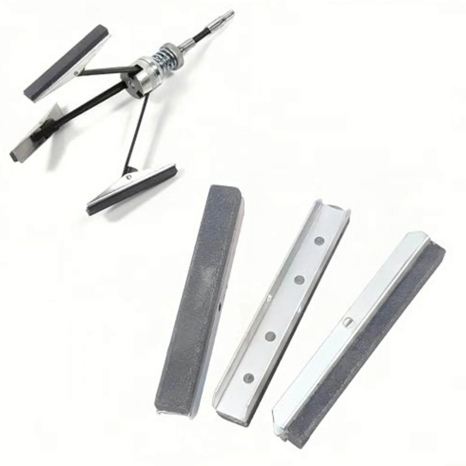 Set di 3 pietre per levigatura del cilindro del motore e rimozione di sbavature in metallo, per la riparazione del motore (7,6 cm)