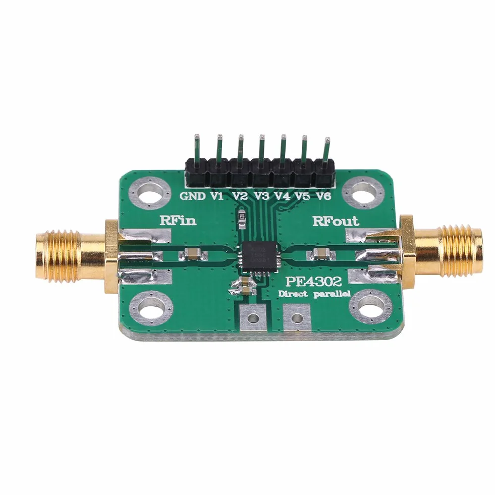 PE4302 Attenuatori a Radiofrequenza SMA Connettore Femmina 0.5dB 6Bit DC 5V 1MHz-4GHz