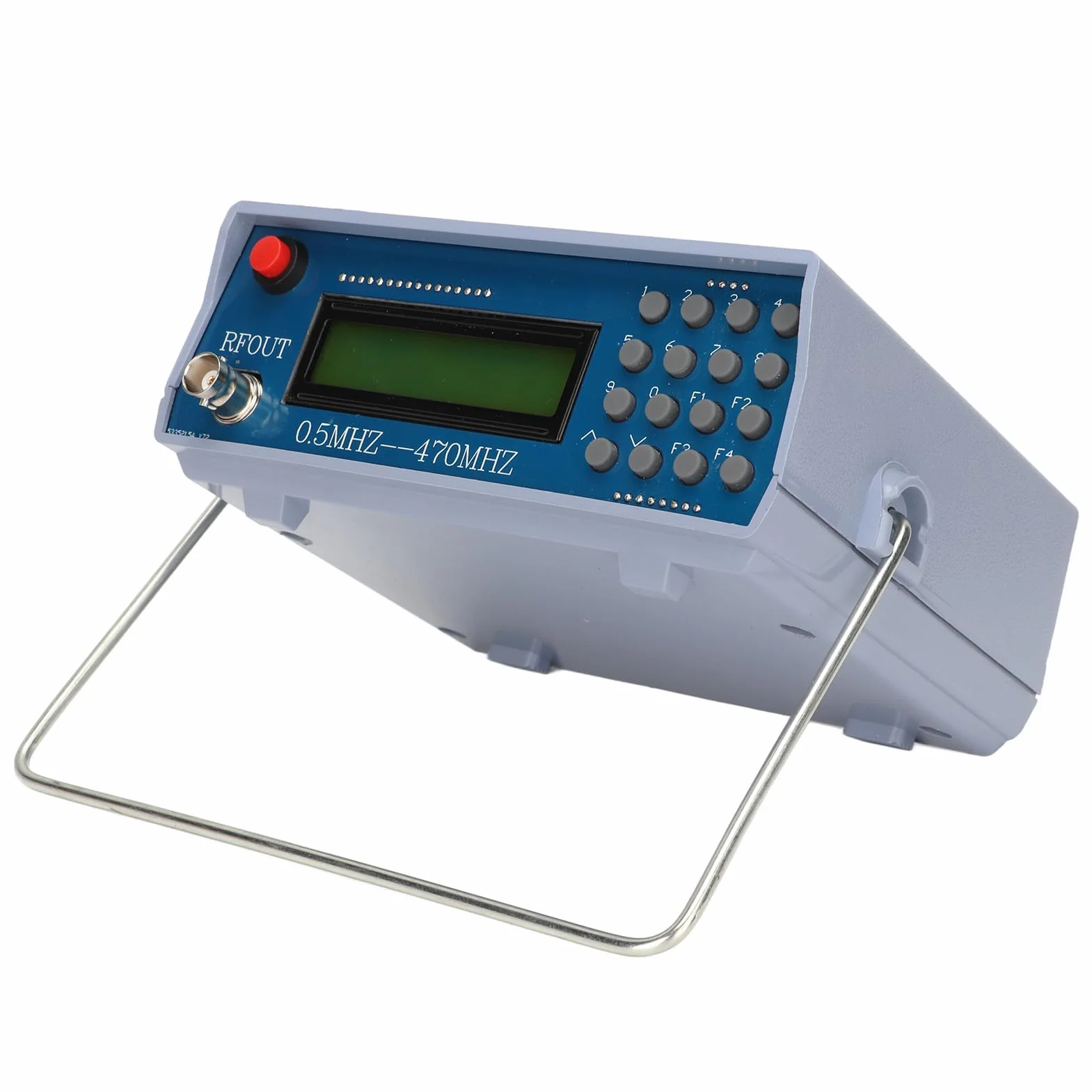 Generatore di Segnale da 0,5 MHz a 470 MHz, Contatore Generatore di Segnale Interfono Radio FM, Tester Misuratore di Frequenza da -70 a 132 DB per Aviazione/comunicazione