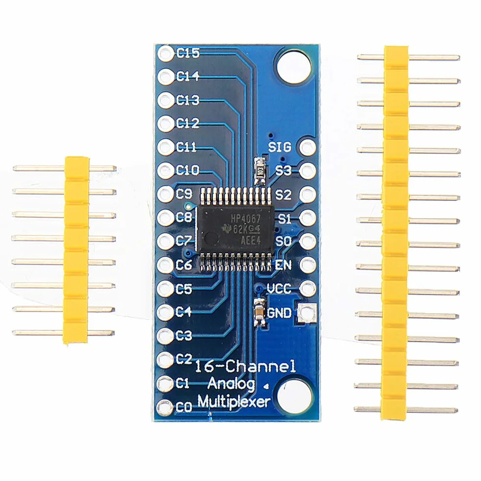 DollaTek 5Pcs CD74HC4067 CMOS 16 canali 16 canali digitali analogici modulo Breakout multiplexer per Arduino
