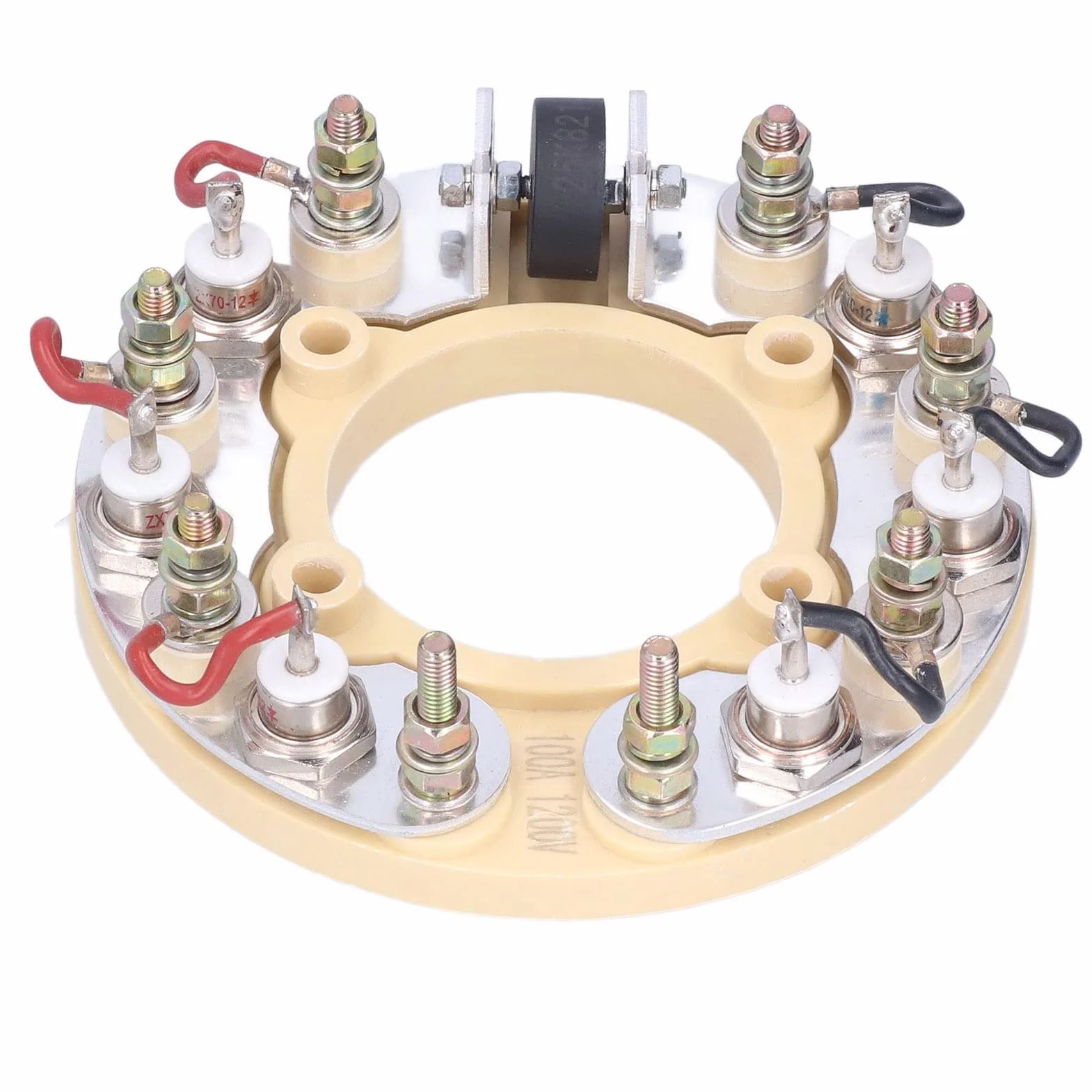 Ponte raddrizzatore WT-5 con Corrente di Picco 100 A, Tensione di Picco 1200 V, modulo raddrizzatore Rotante in ABS e Acciaio 304 per generatori