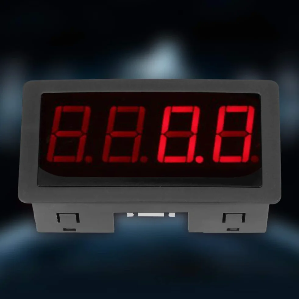 Akozon Tachimetro 4 Digitale LED Contagiri RPM Contametri + Hall Sensore di Prossimità sensore NPN