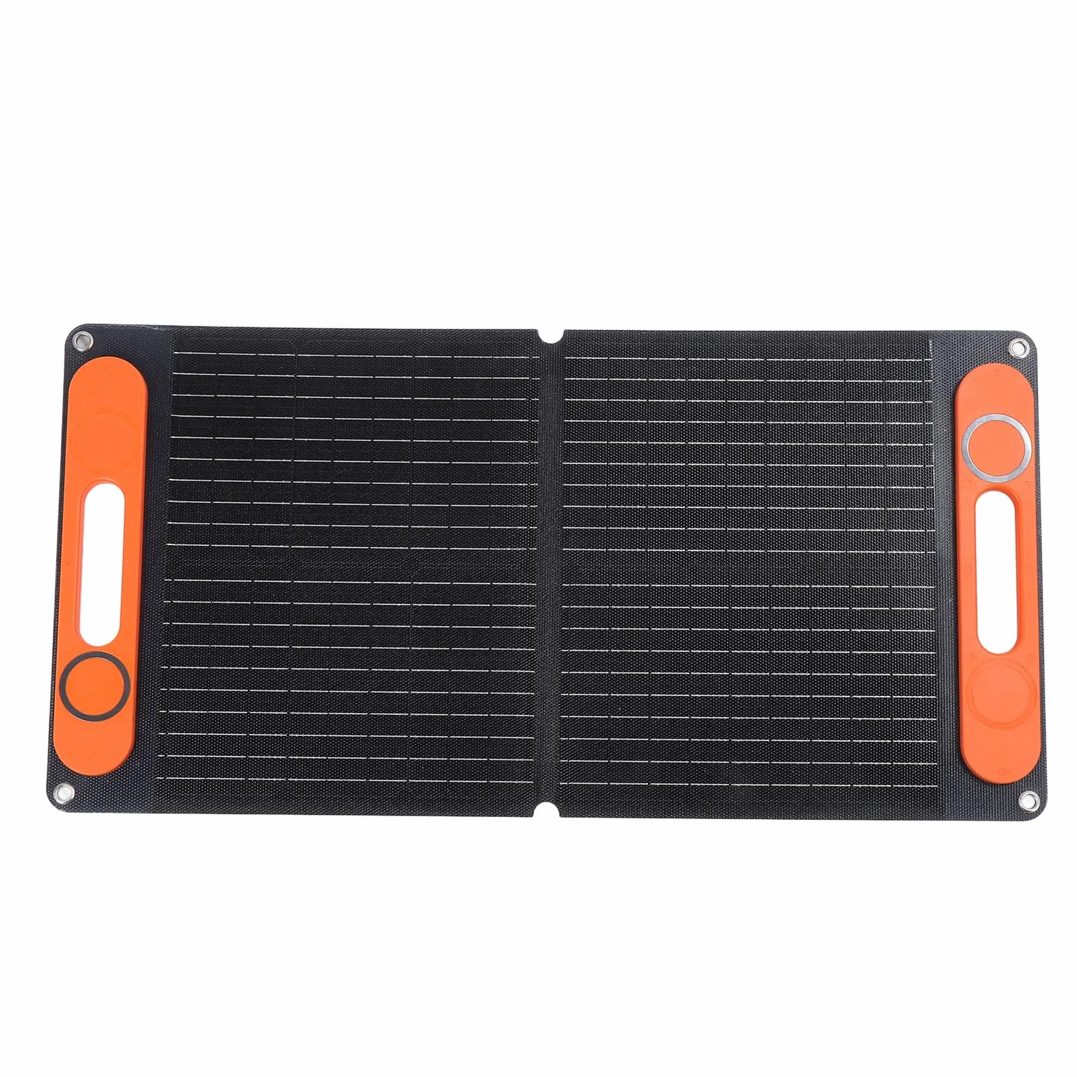 Pannello solare portatile da 80 W, caricatore solare monocristallino pieghevole da 80 W doppio USB 12 VDC per campeggio, kit pannello solare caricabatterie da auto pannello solare con clip a batteria