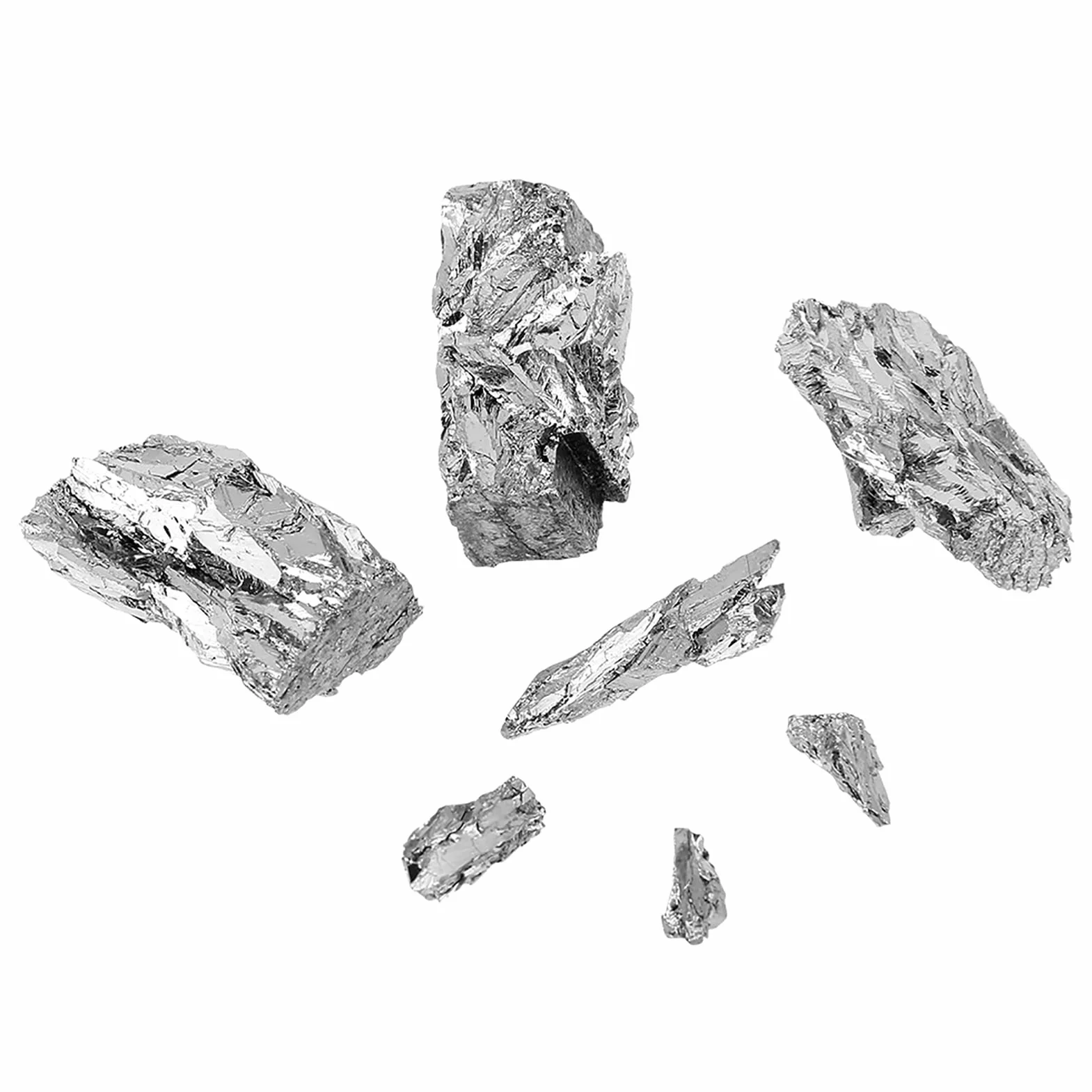 Lingotto del Metallo del Bismuto 100G, Cristallo Puro del Pezzo 99,99% del Gallio del Metallo del Gallio per la Fabbricazione dei Cristalli