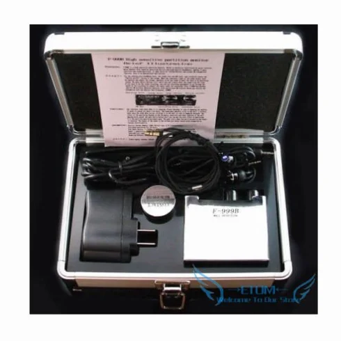 Nuovo F999B Super Sensitive Ascolta attraverso la parete Contatto/sonda Microfono Amplificatore Sistema (periodo di garanzia di cinque anni)