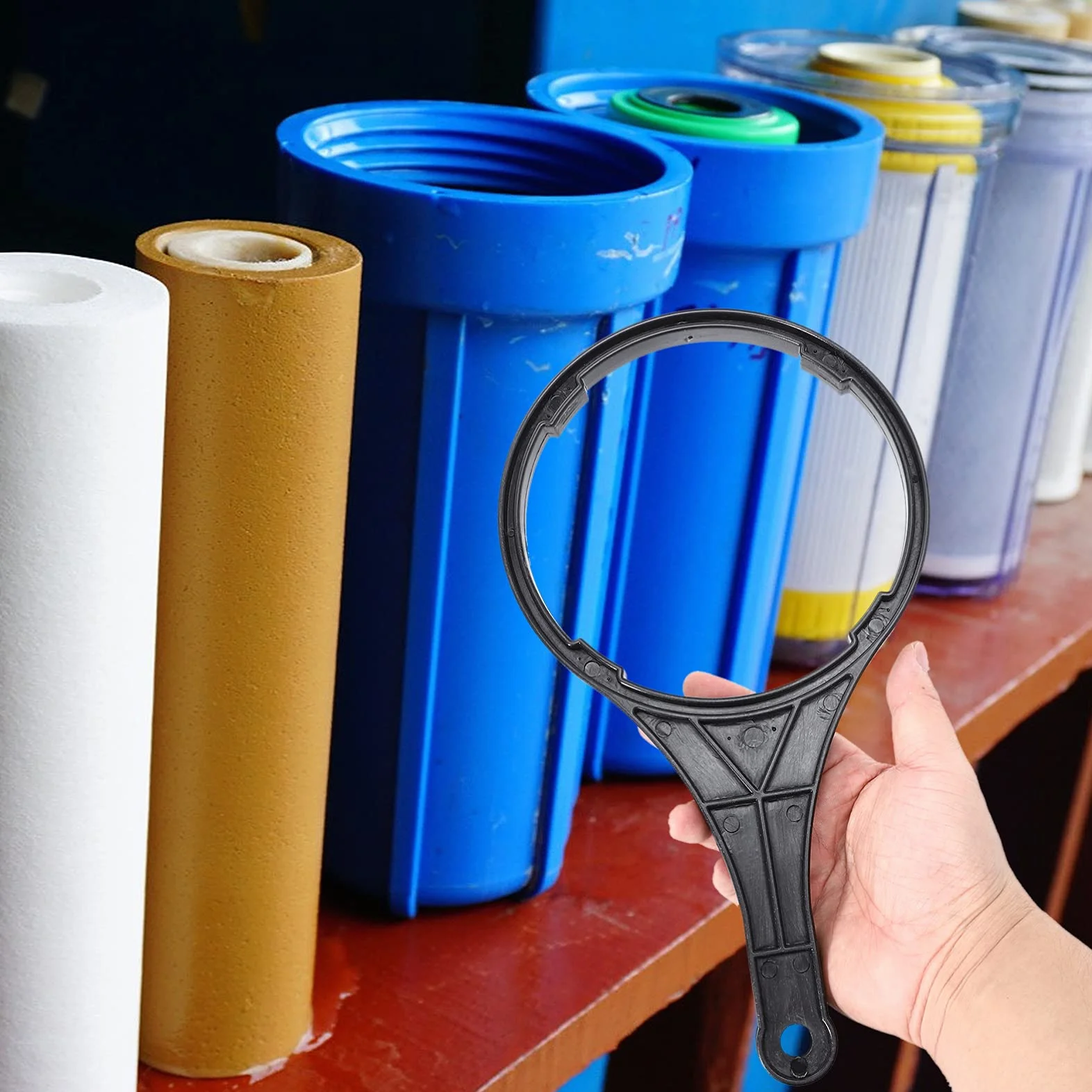 Chiave Per Alloggiamento Filtro Acqua 3 Pezzi Universale