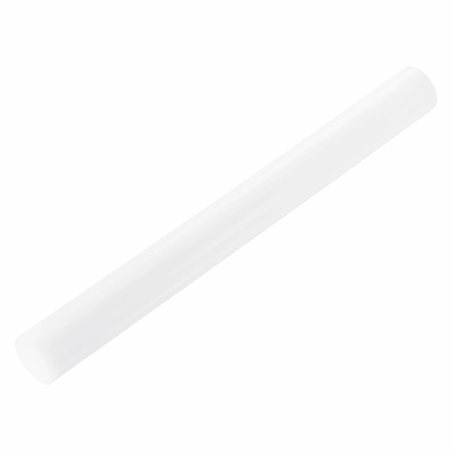 QUARKZMAN Barra di Plastica Tonda ABS 30 mm x300 mm Bianca