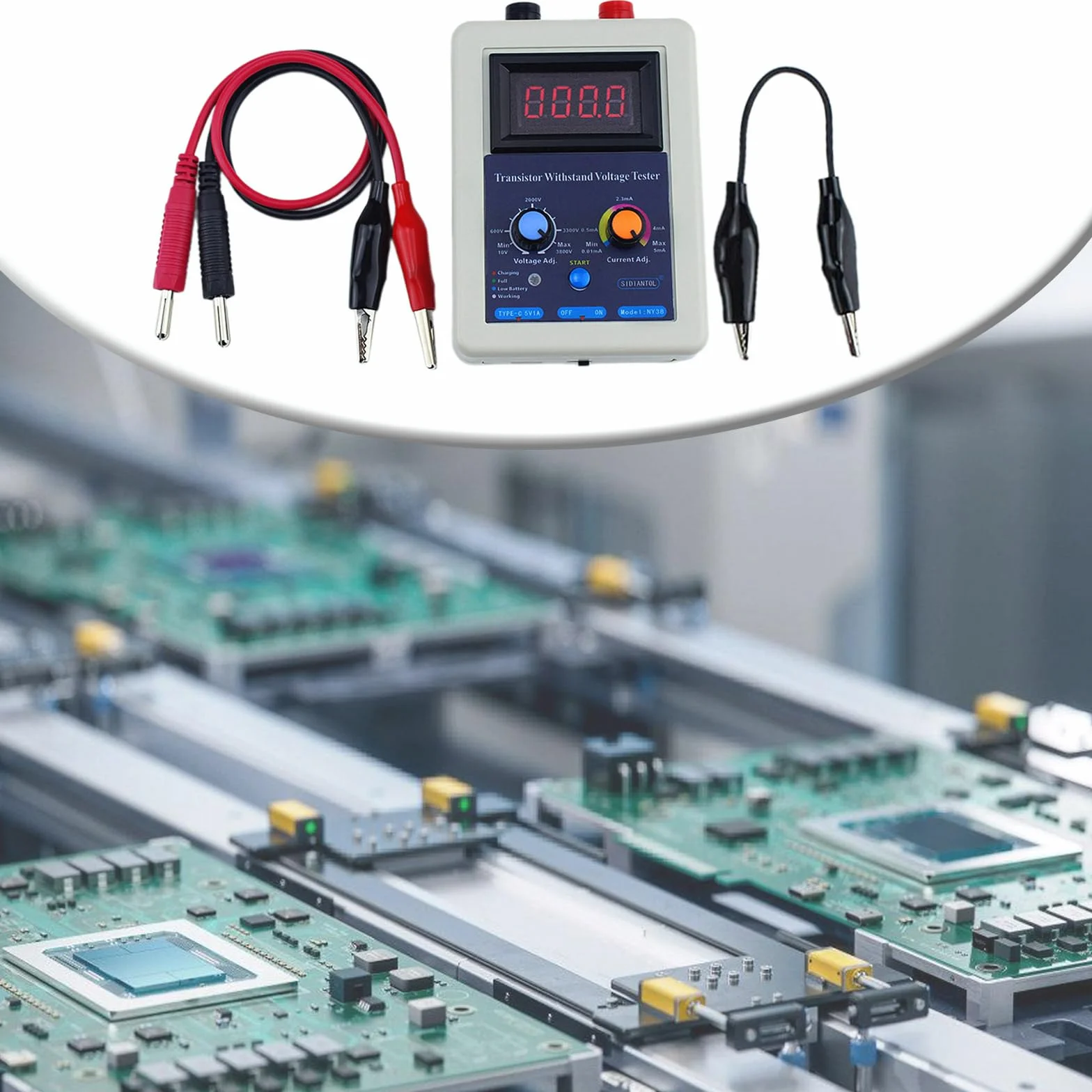 0-3800V IGBT Meter Transistor Tensioni Tester Diodo Triodo Transistor Resistere Tensioni Strumento di Prova