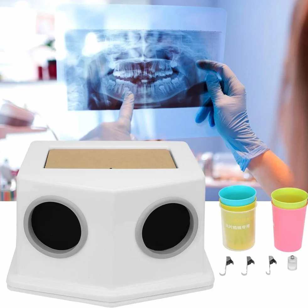 Camera oscura dentale, camera oscura a raggi X per camera oscura dentale portatile, per ospedale dentale