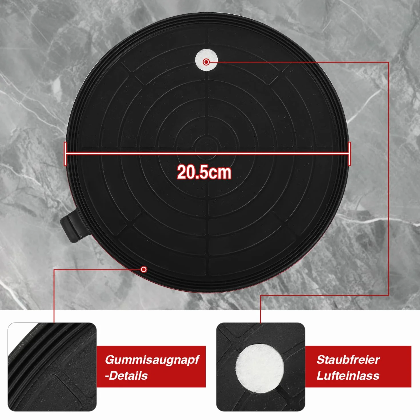 Sollevatore vuoto elettrico da 8 pollici con display digitale – 200 kg di capacità di carico 2 batterie, ricarica automatica, per vetro, piastrelle, piastre, mobili, valigetta inclusa
