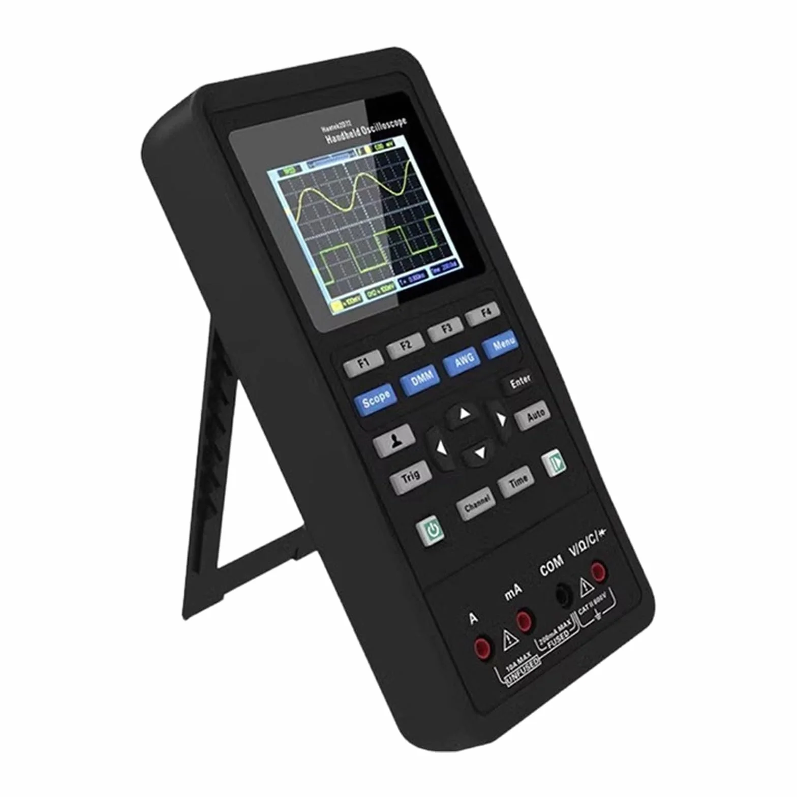 Oscilloscopio a doppio canale 2D72 con multimetro integrato e generatore segnali per elettronici e debug circuiti Dispositivo misurazione industriale