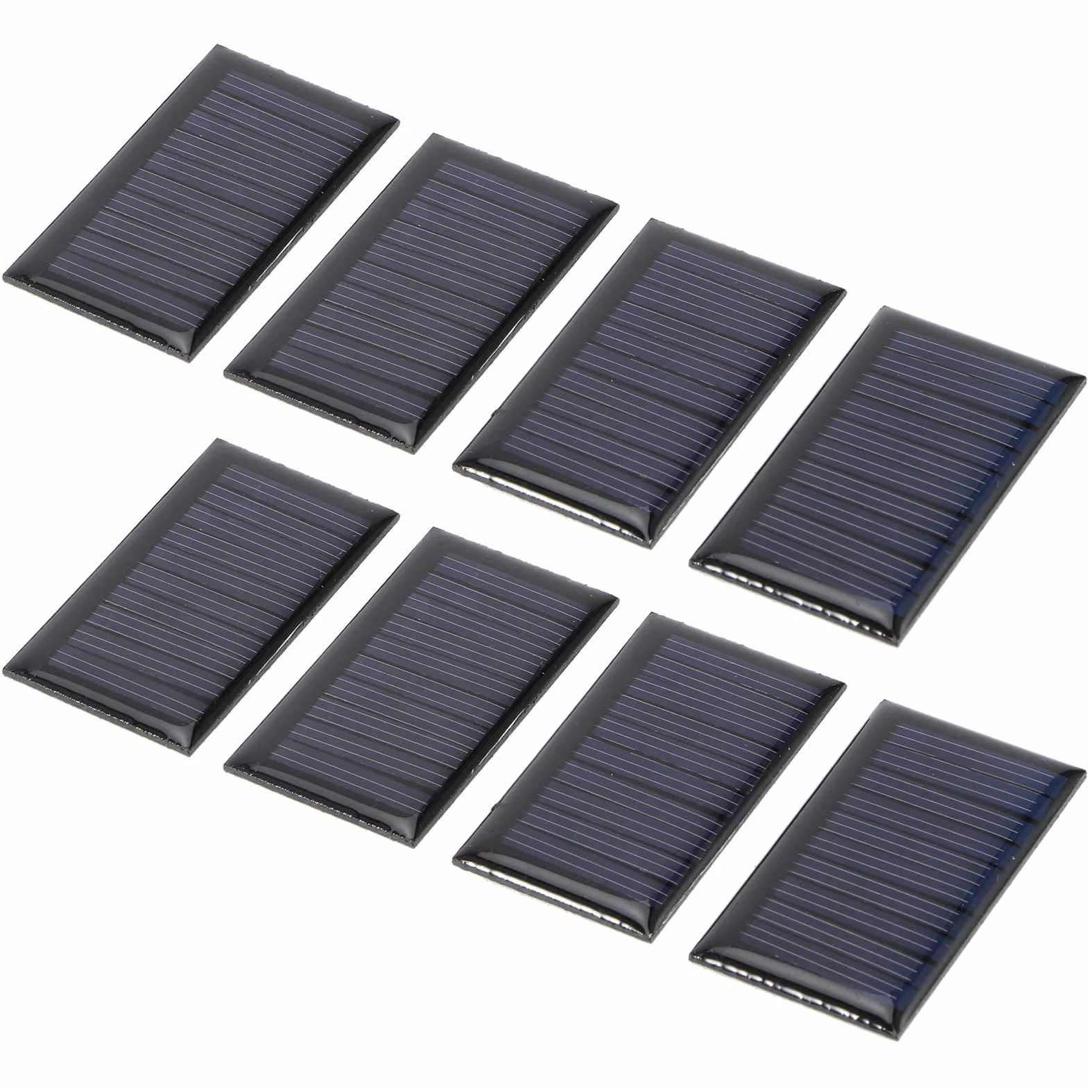 Mini Pannello Solare 8PCS 30MA 5V Celle Solari Piastra Epossidica Fai-da-Te Caricabatterie Fotovoltaiche