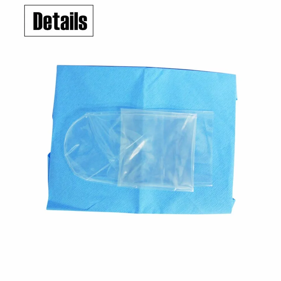 Copertura per sonda a ultrasuoni, senza lattice, sterile, usa e getta, trasparente, 12,7 x 121,9 cm, confezione individuale, 25/Bx