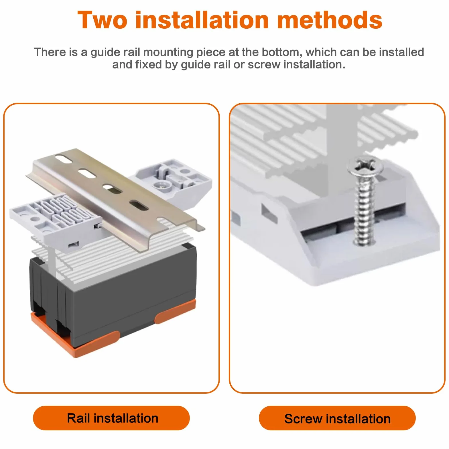 Rele Solid State 12V 220V Piccolo relè a stato solido monofase SSR DC 3-32V AC 24-480V GSR2-1-10DA (con dissipatore di calore).