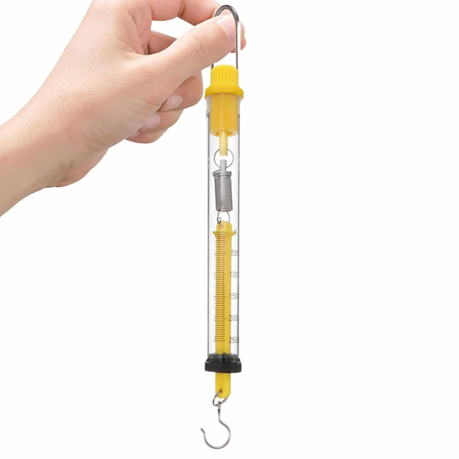 JINGLING Scaletta a molla Tubular Spring, capacità 2,5N | Dinamometro fisica,Per istituzioni scolastiche e laboratori educativi per scienze naturali