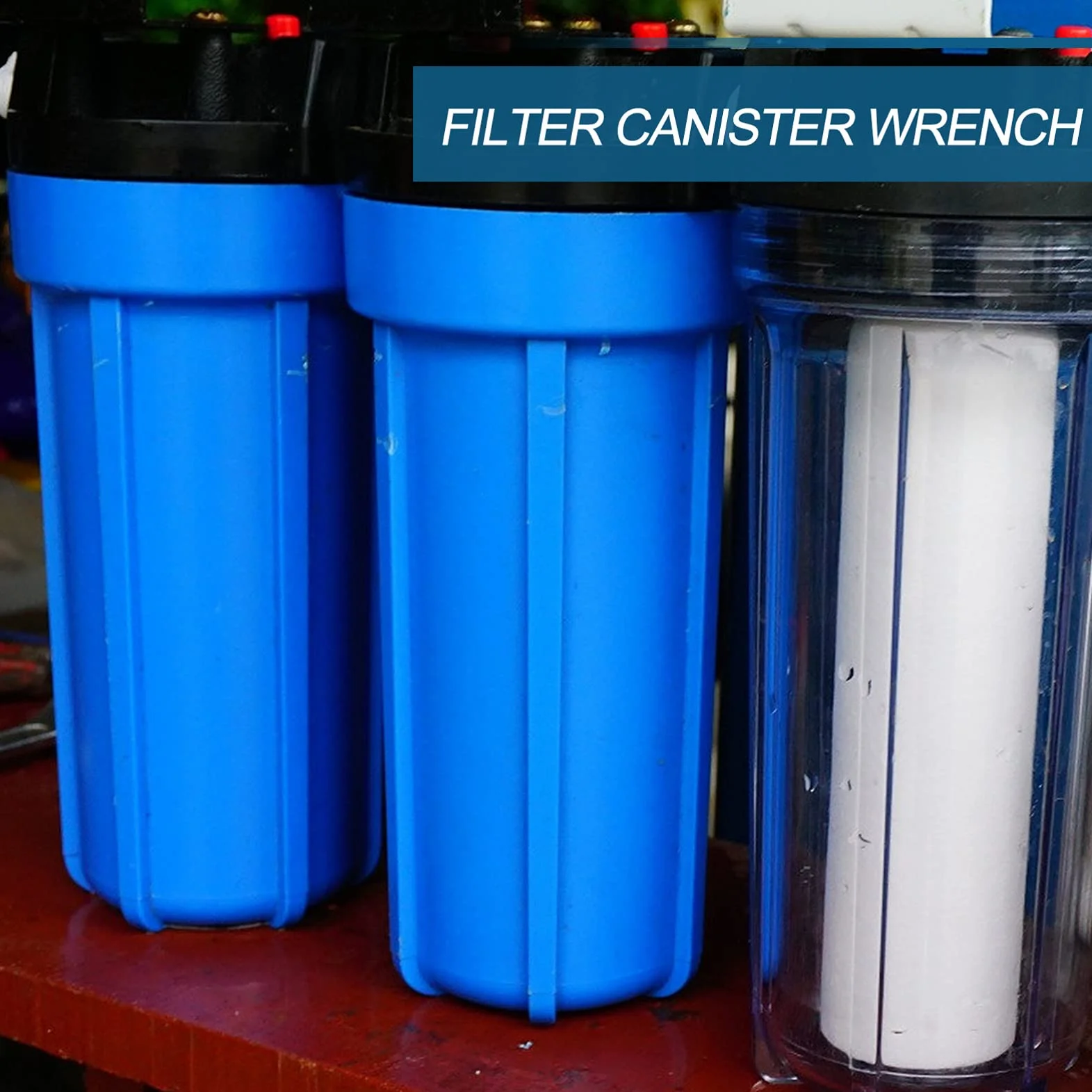 Chiave Per Alloggiamento Filtro Acqua 3 Pezzi Universale