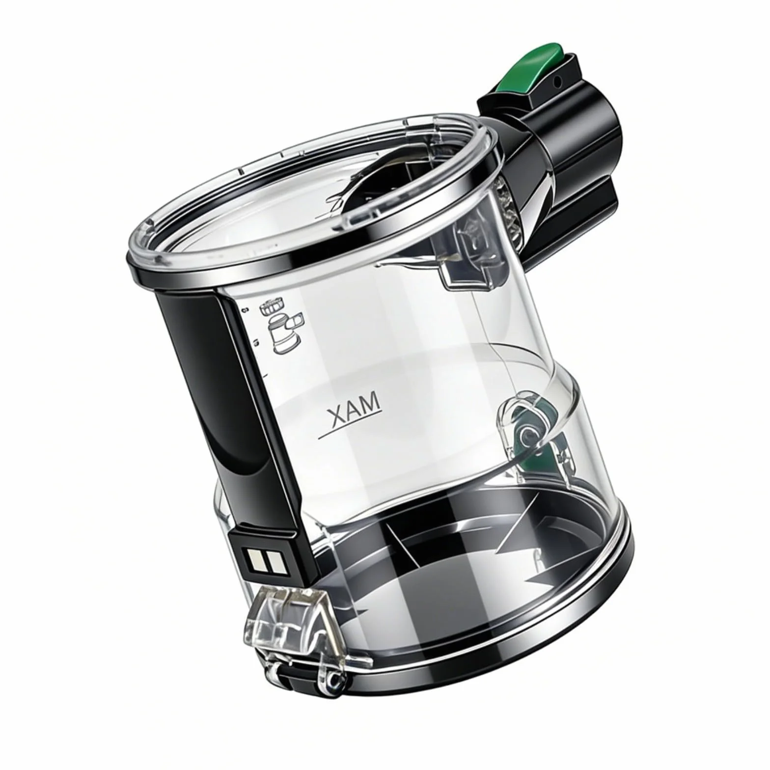 Bidone polvere lavabile ricambio Vactidy Blitz V8 aspirapolvere