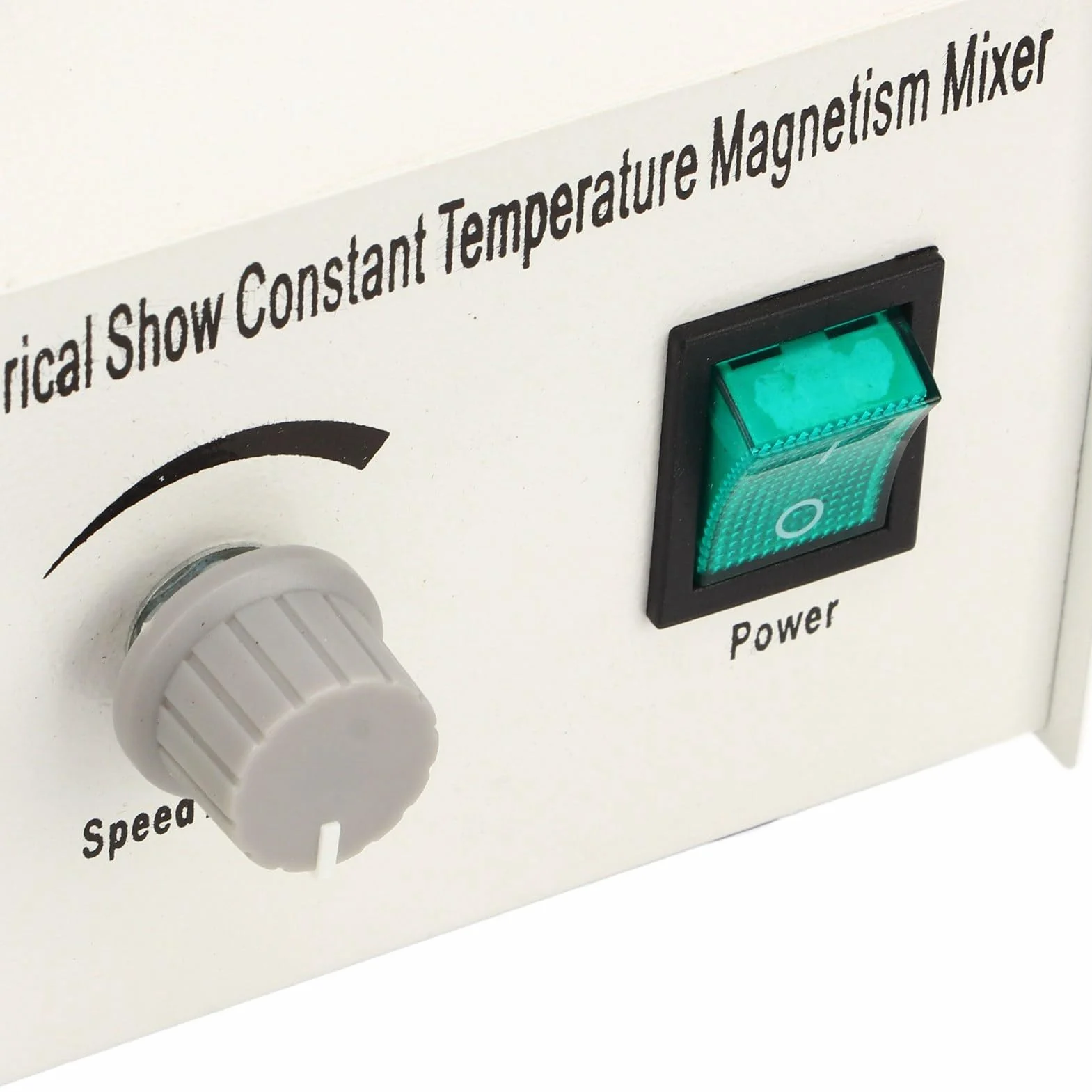 Garosa Agitatore Magnetico con Piastra Riscaldante, 2400 RPM, Display Digitale, Sensore Temperatura, 25W, 220V, Spina UE
