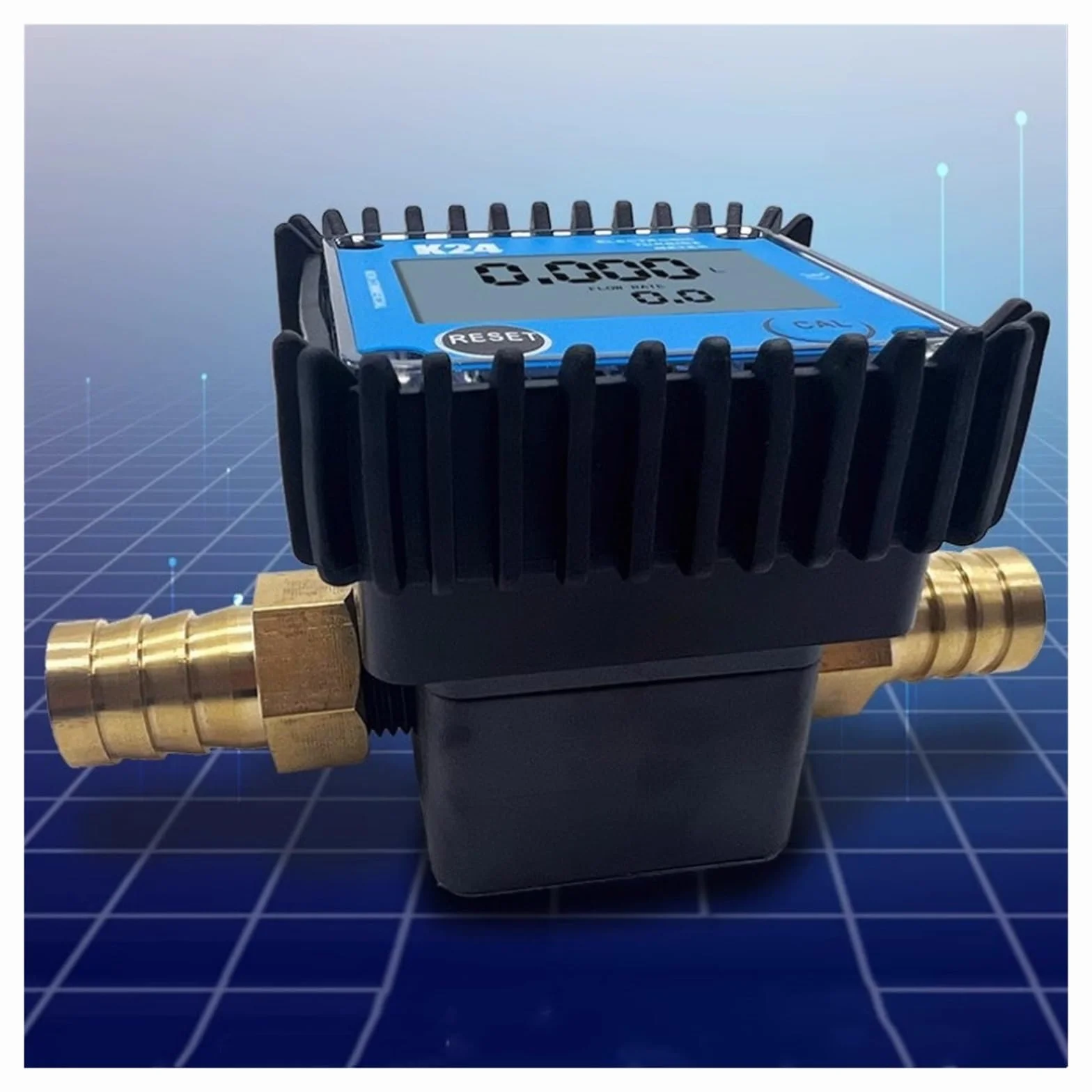 Pagoda misuratore portata liquido digitale G1/4 G1/2 0,1-10 l/min micro flusso benzina olio idraulico acqua