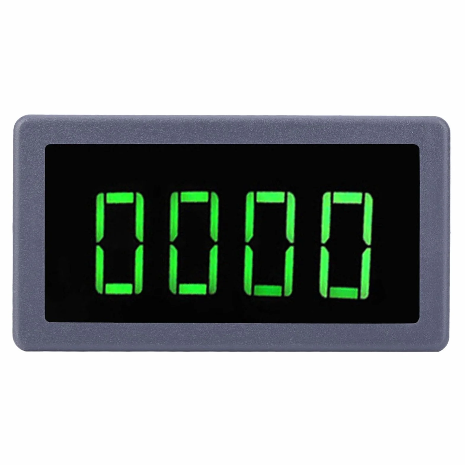 Contagiri Motore Digitale LED Verde 4 Cifre 10-9999 RPM Sensore Hall Magnete Rotondo Display 0,56 Pollici 8-24V Dimensioni 79x26x43mm