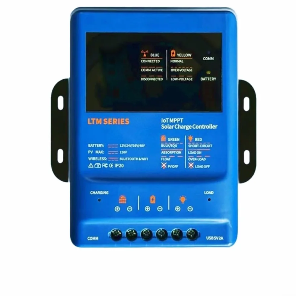 MPPT LTM4830 - Regolatore di carica solare, 30 A, WiFi, controllo app, 12 V, 24 V, 36 V, 48 V, per batteria, per camper, capannoni, off-grid