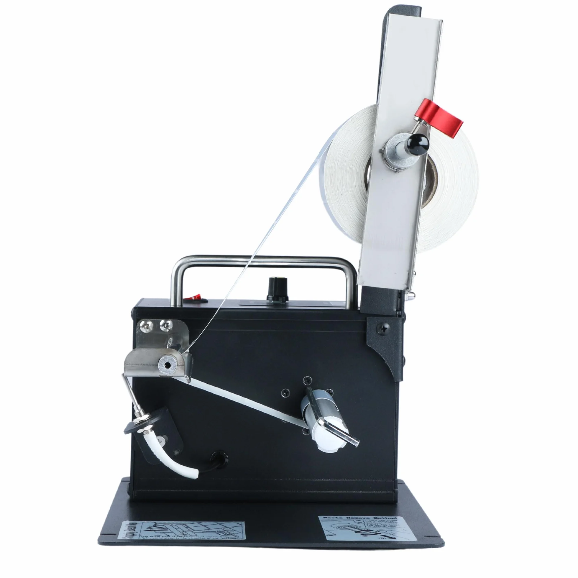U.S. Solid Distributore automatico di etichette con contatore – Velocità regolabile, larghezza 10–115 mm, lunghezza 8–130 mm, per etichette trasparenti e opache