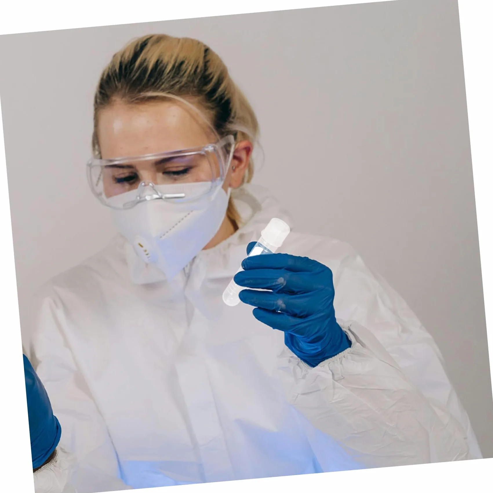 Tubo Di Cultura Con Coperchio Provette Da Laboratorio per Campioni Liquidi 10 pezzi