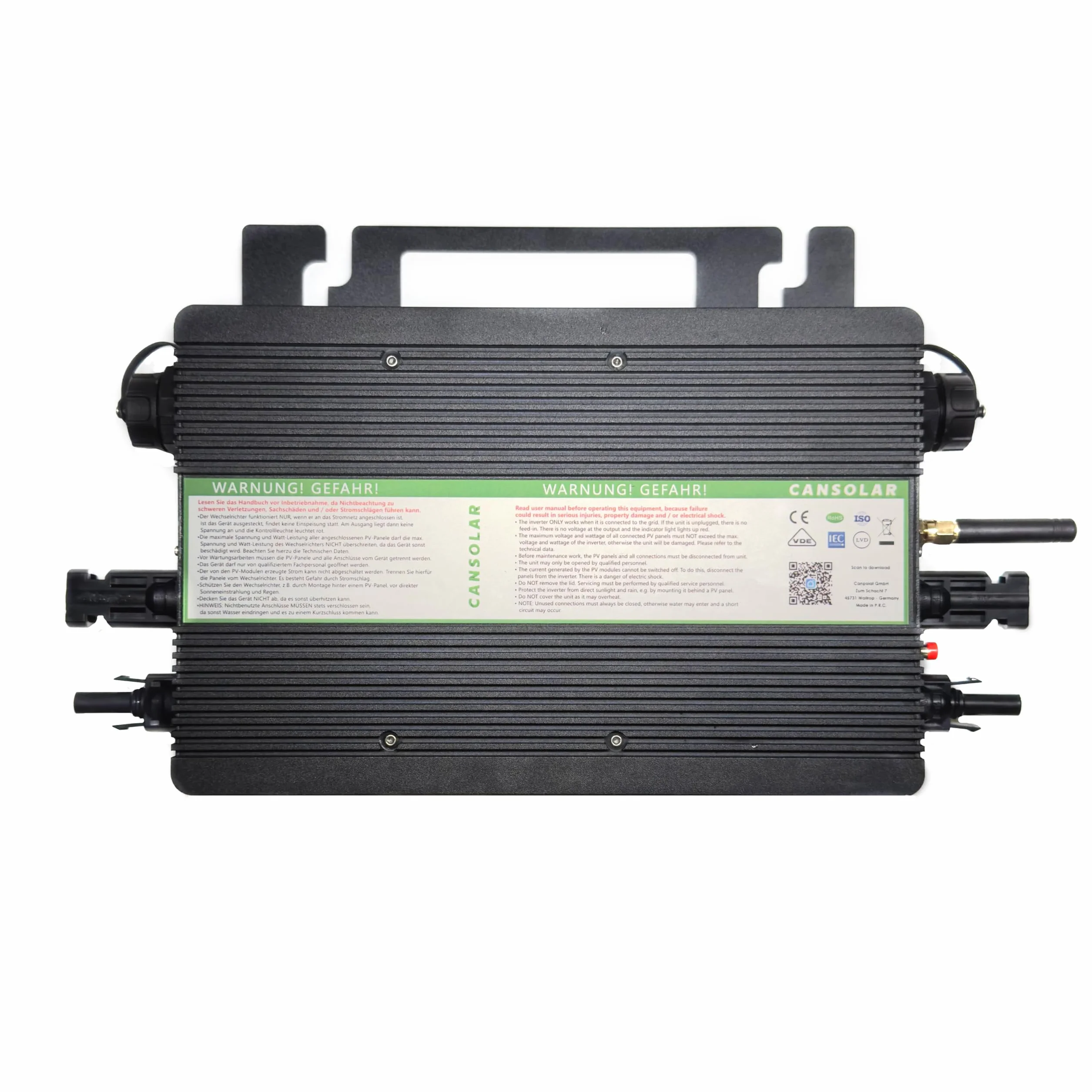 Impianto solare fotovoltaico da balcone, 810 W/800 W, pronto all'uso