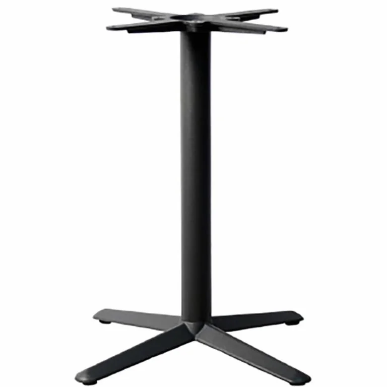 Gruppo Maruccia - Base Tavolo in Acciaio e Ghisa - Per Creare Tavoli Personalizzati - Piede a 4 Razze - Prodotto Adatto all'Uso Professionale per Bar, Ristoranti, Pizzerie