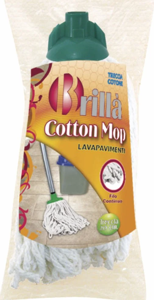 La Briantina RIC00776A Ricambio Cotton Mop Filo Continuo 160g 18 cm Frange