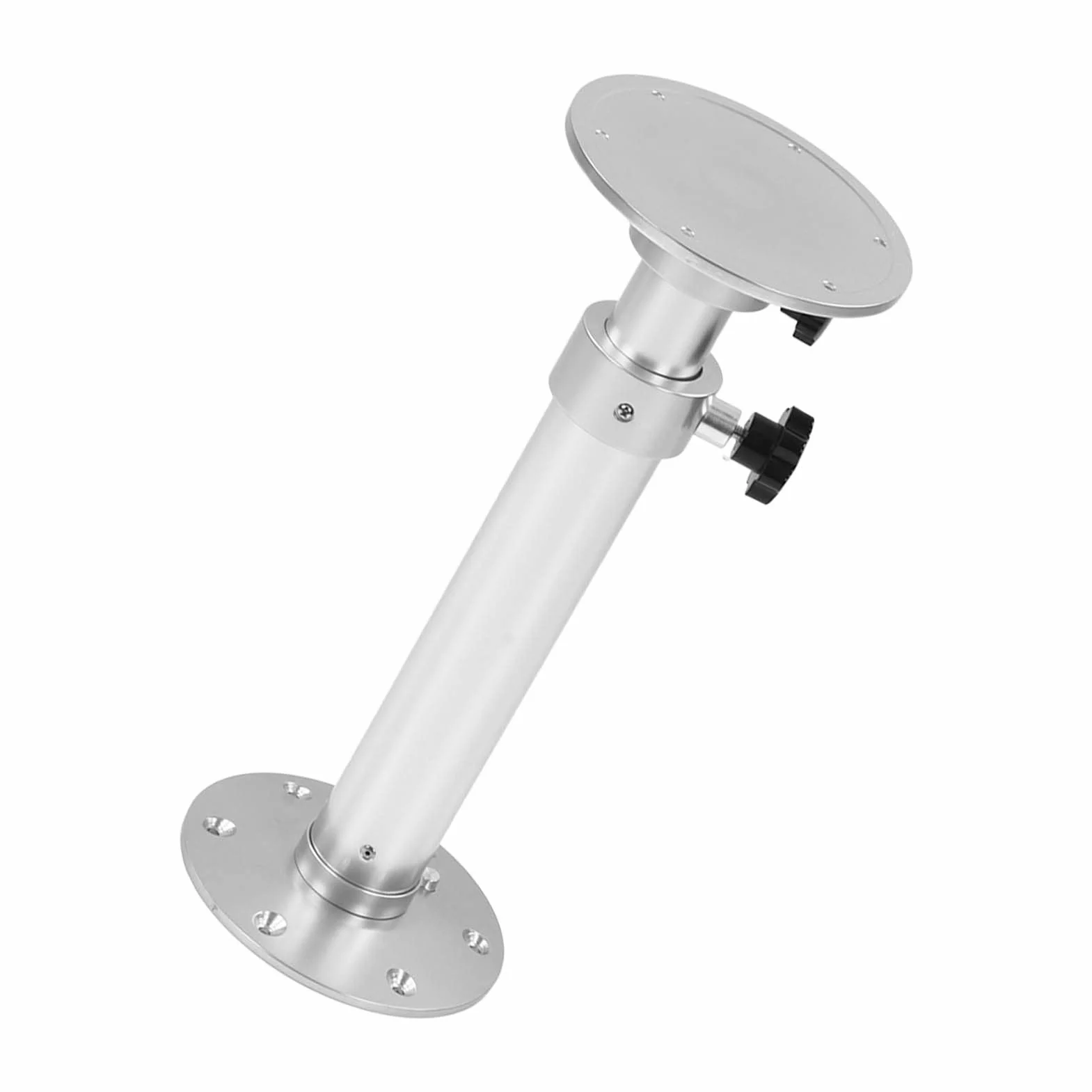 Gamba del Tavolo per Camper, Gamba del Piedistallo del Tavolo 445-690 Mm Rotazione Regolabile a 360 ° in Lega di Alluminio per Yacht per Camper