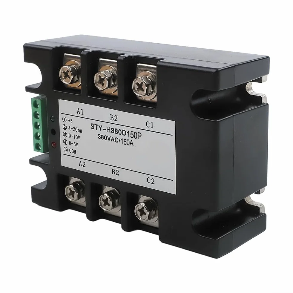 380V 150A Modulo Regolatore di Tensione AC Trifase Regolatore di Potenza 10K Potenziometro Regolabile, 1PC