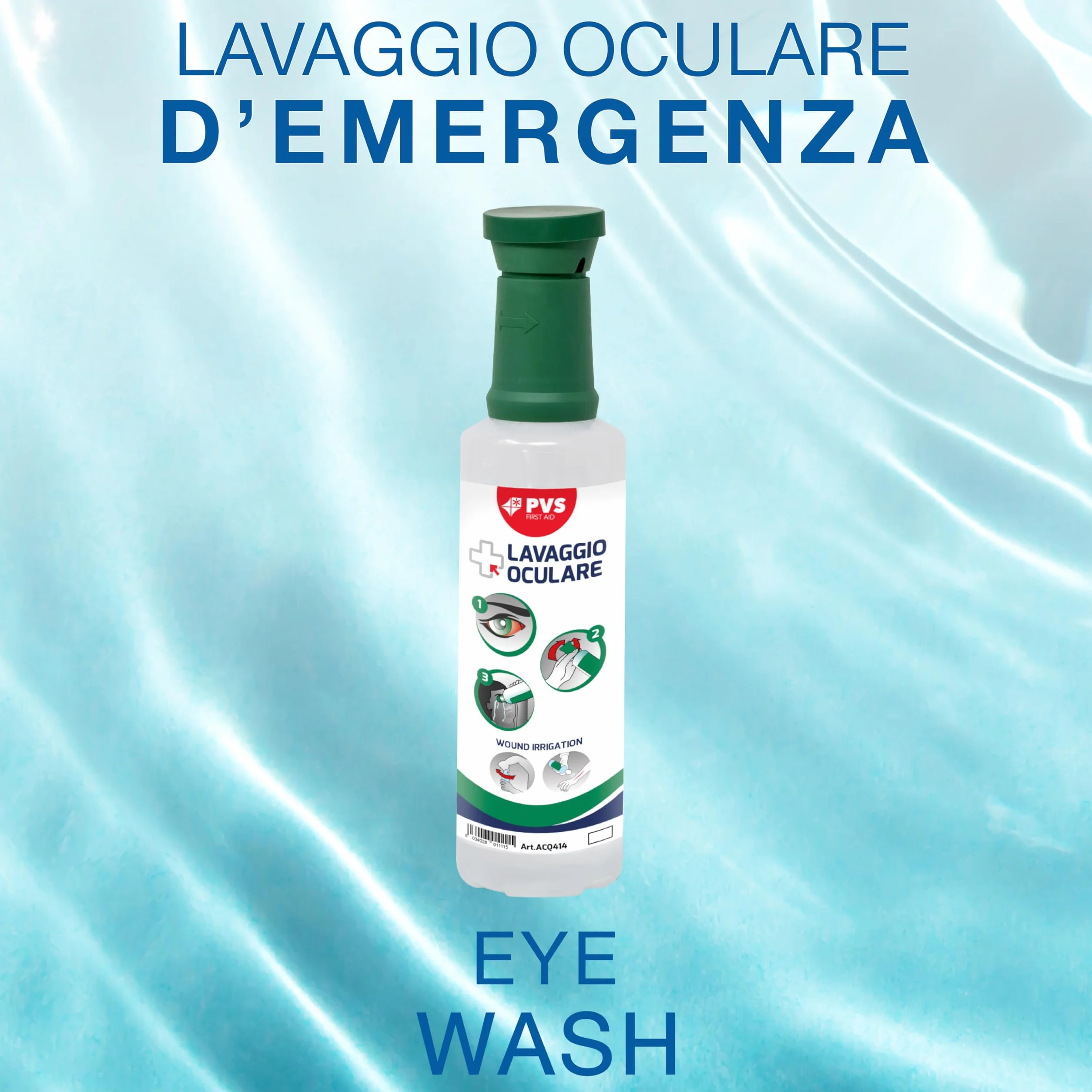 PVS - Soluzione Lavaggio Oculare, 500 ml Sterile, 34888