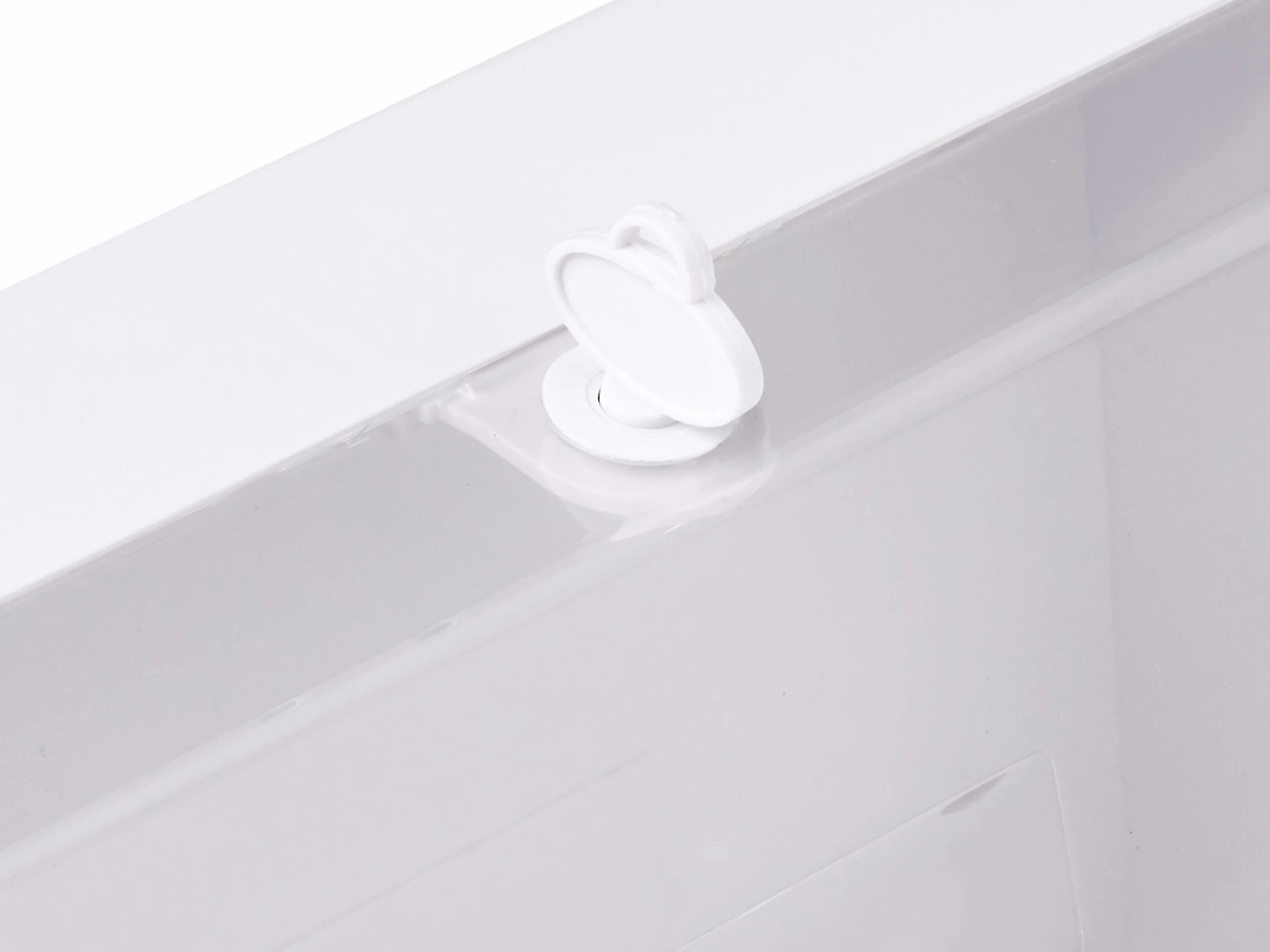 Amazon Basics Dispenser per asciugamani a parete, compatibile con piega a C/Z, 27 x 21.5 cm, Bianco