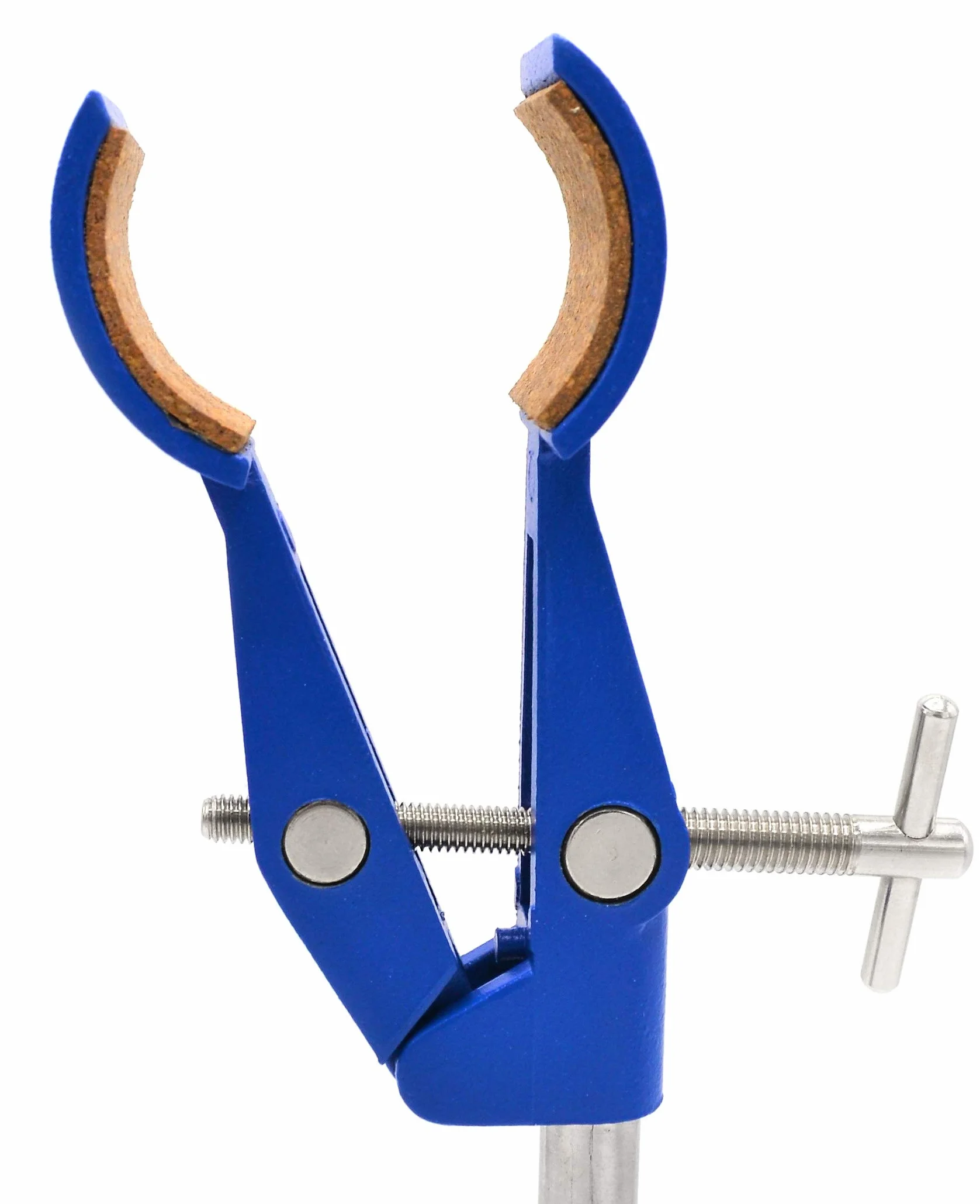 EISCO laboratorio grade metalliche set stand di supporto 8" x 5" 12 mm dia rod 24" l cork foderato buretta pinza boss testa storta ring 2,5" dia