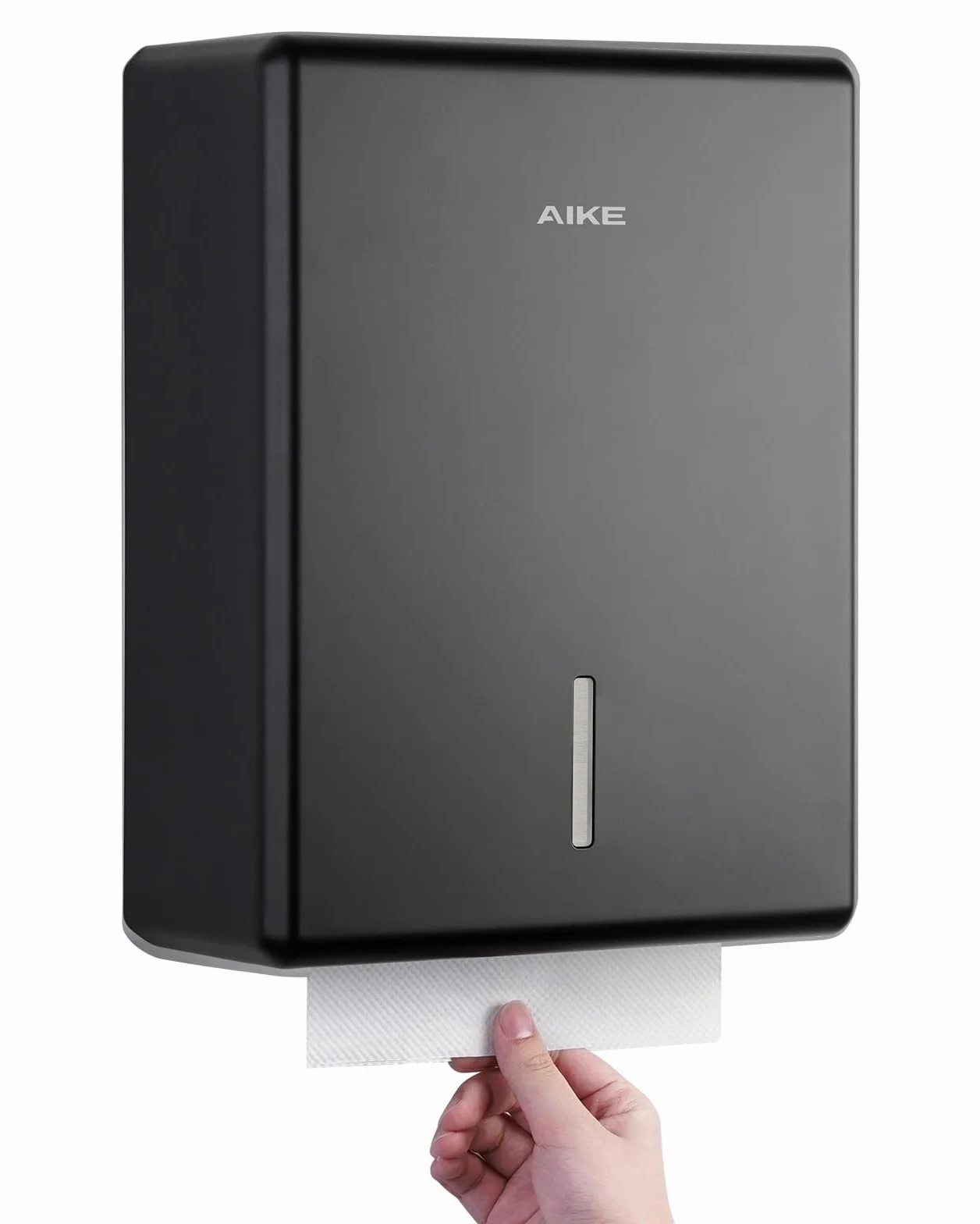 AIKE Dispenser Salviette Carta Parete 400-Fogli H2 H3 Piegati Z/V/C Multifold AK5302H