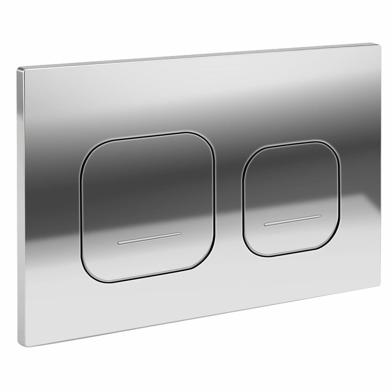 Geberit Sigma 01 placca di comando per WC sospeso, doppio scarico, cromato