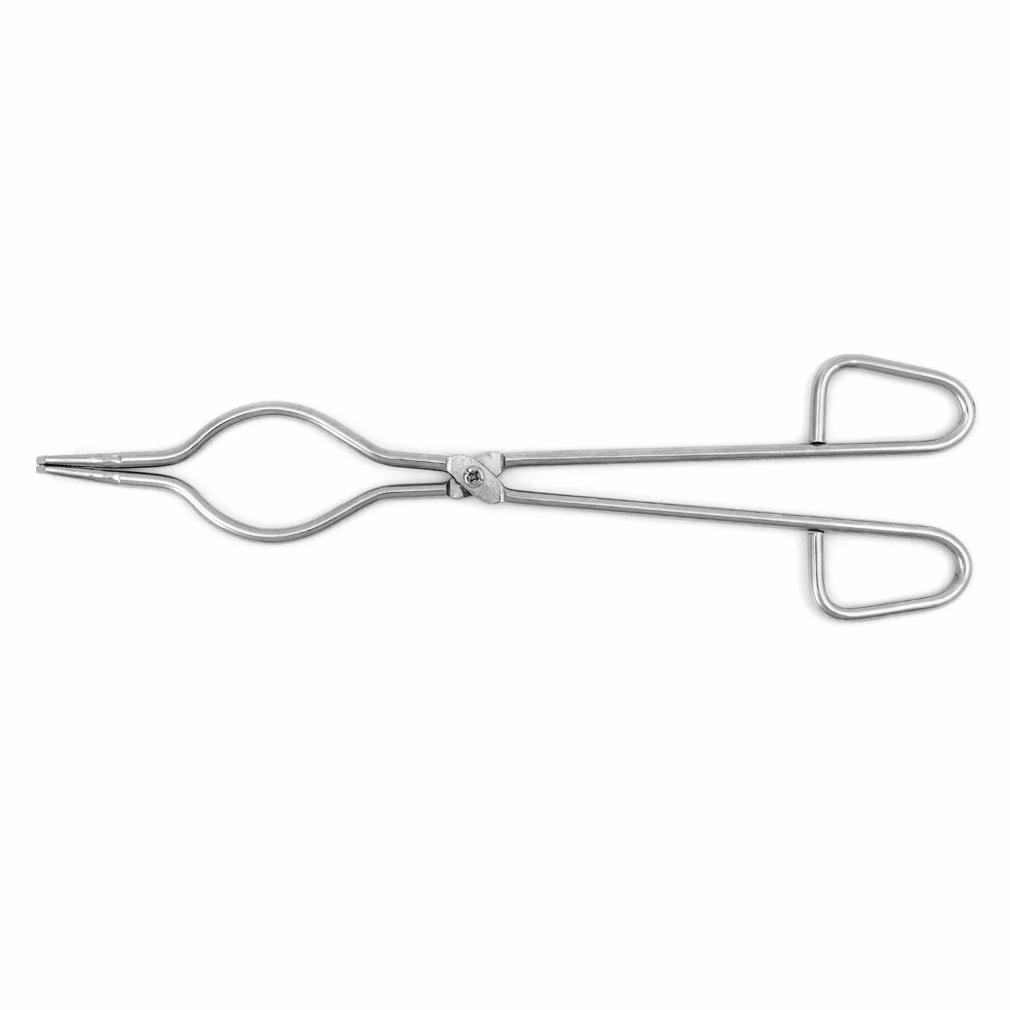Pinza per crogiolo in acciaio inossidabile 30 cm laboratorio industria