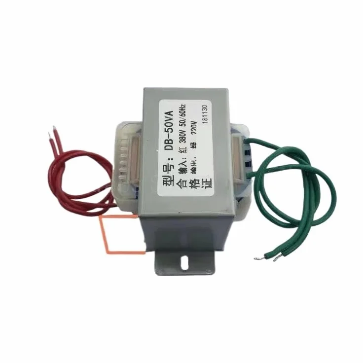 Trasformatore di Potenza 380 V a 220 V 50 W 250 mA Monofase 220 V CA 50 Hz EI66*44