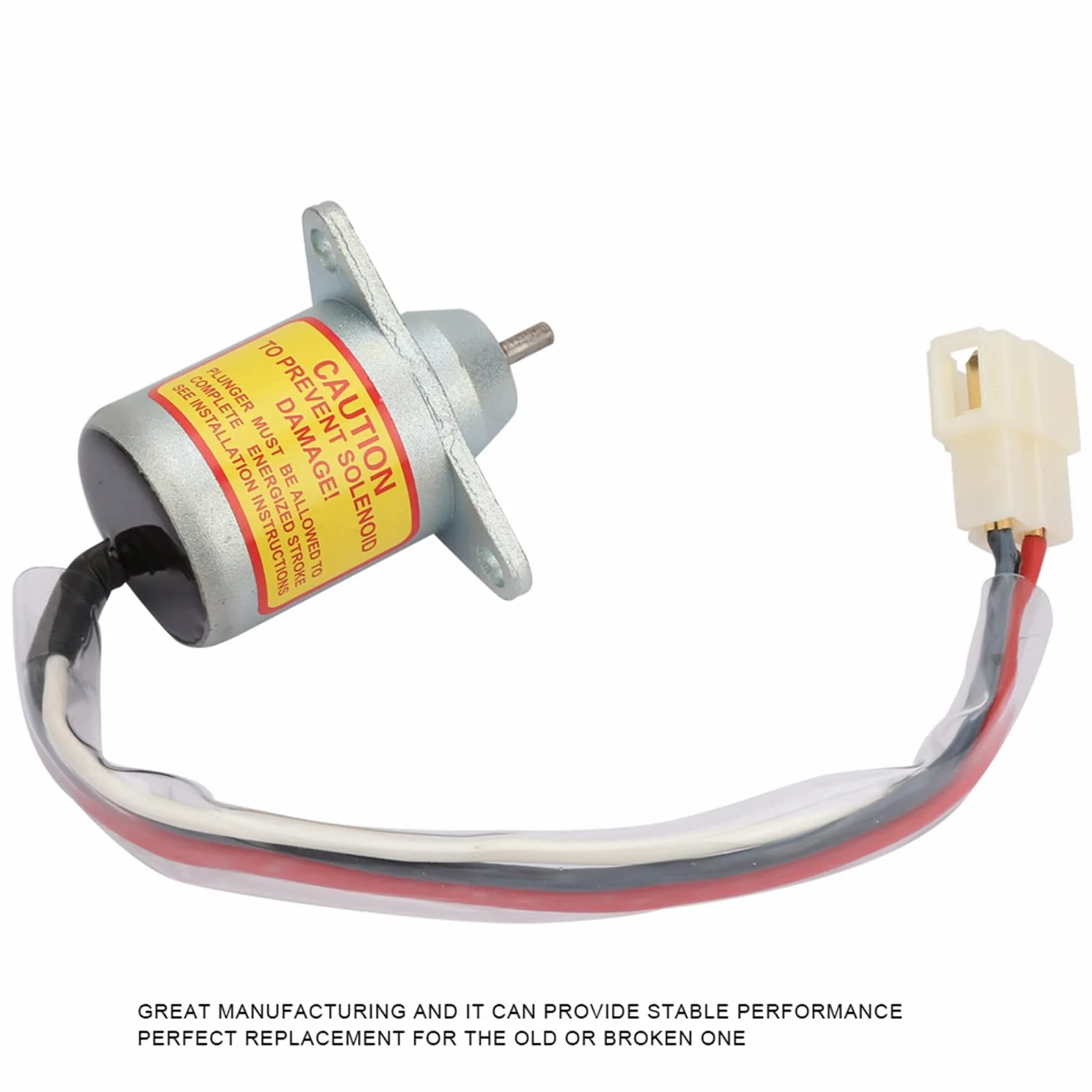 Arresto Motore 12V, Solenoide Woodward 1503Es 12S5Suc5S 1503Es-12S5Suc5S Kit di Sostituzione Elettrovalvola di Arresto Off 1503Es-12S5Suc5S