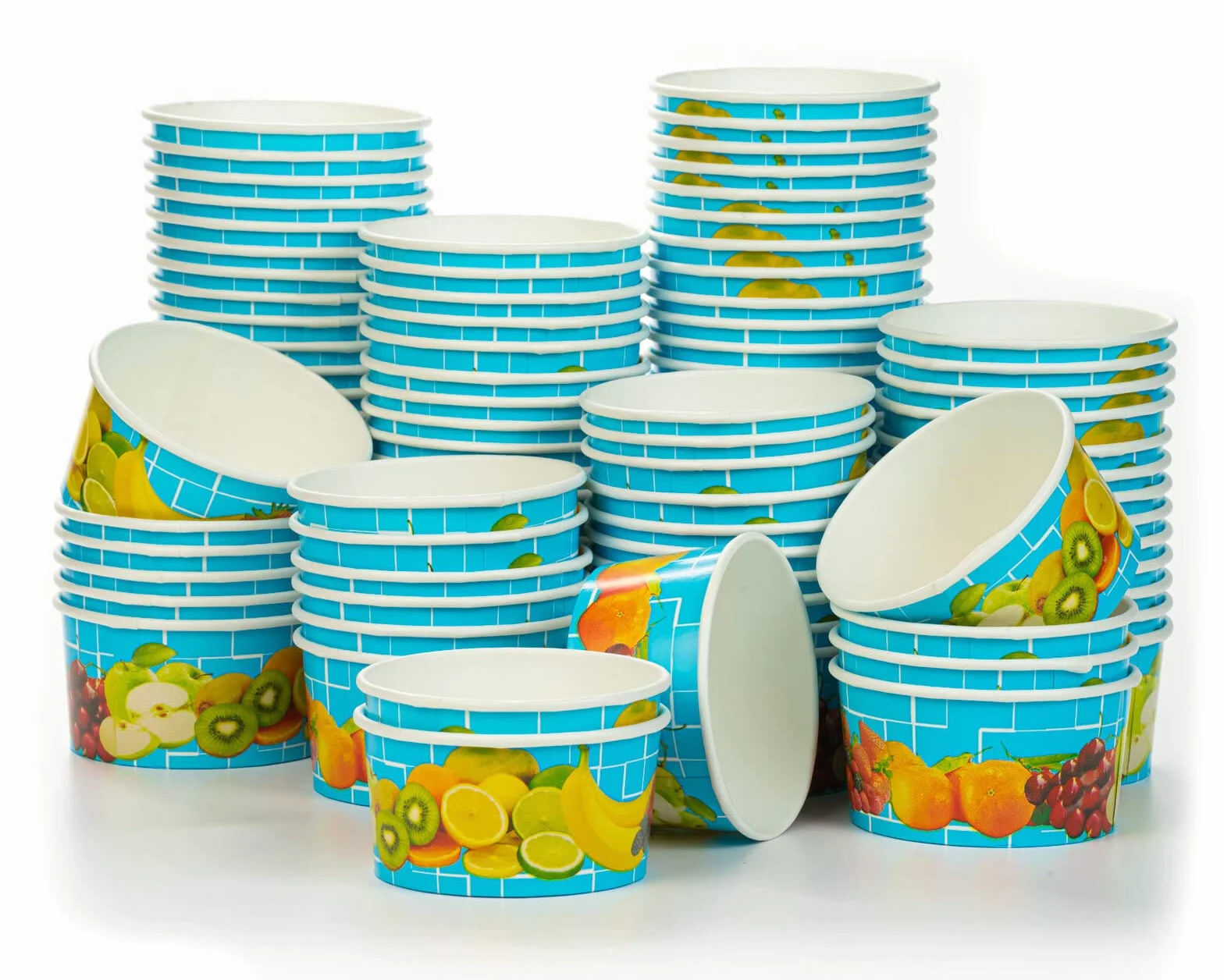 Coppe gelato di carta 160 ml, coppe frutta 200 pezzi