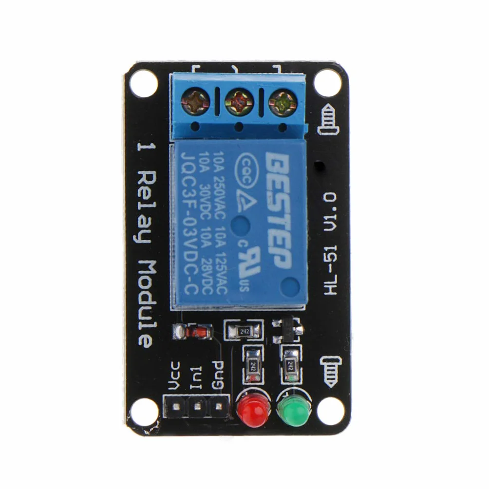Buwei 1PCS Modulo relè 3V a 1 Canale 3,3V Ripresa a Basso Livello con Lampada