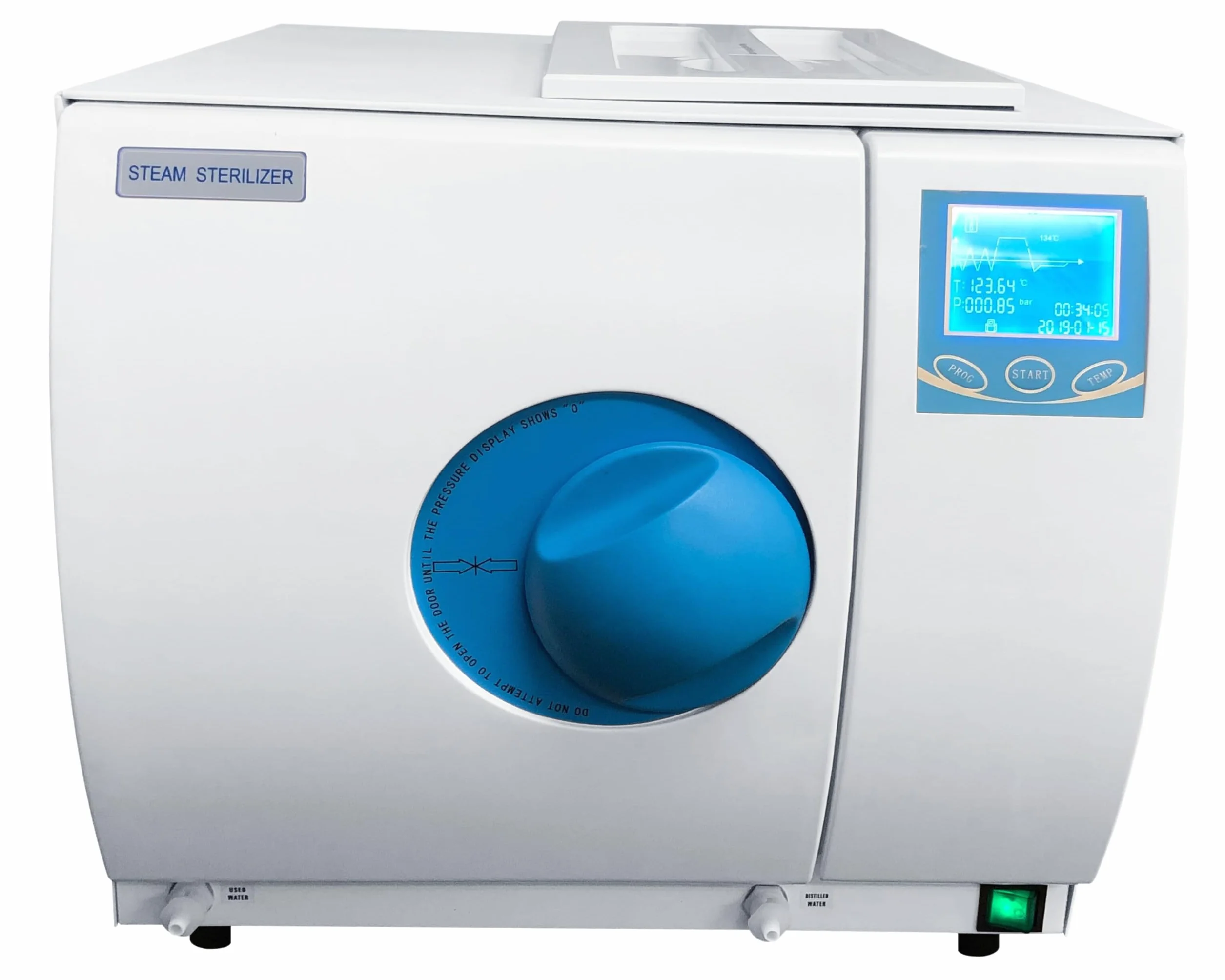12/16 Liter Dental Lab Autoclave Autoclavi Vacuum Sterilizer EU B Class USB and Printer Port, 12 standard program (12 Liter)