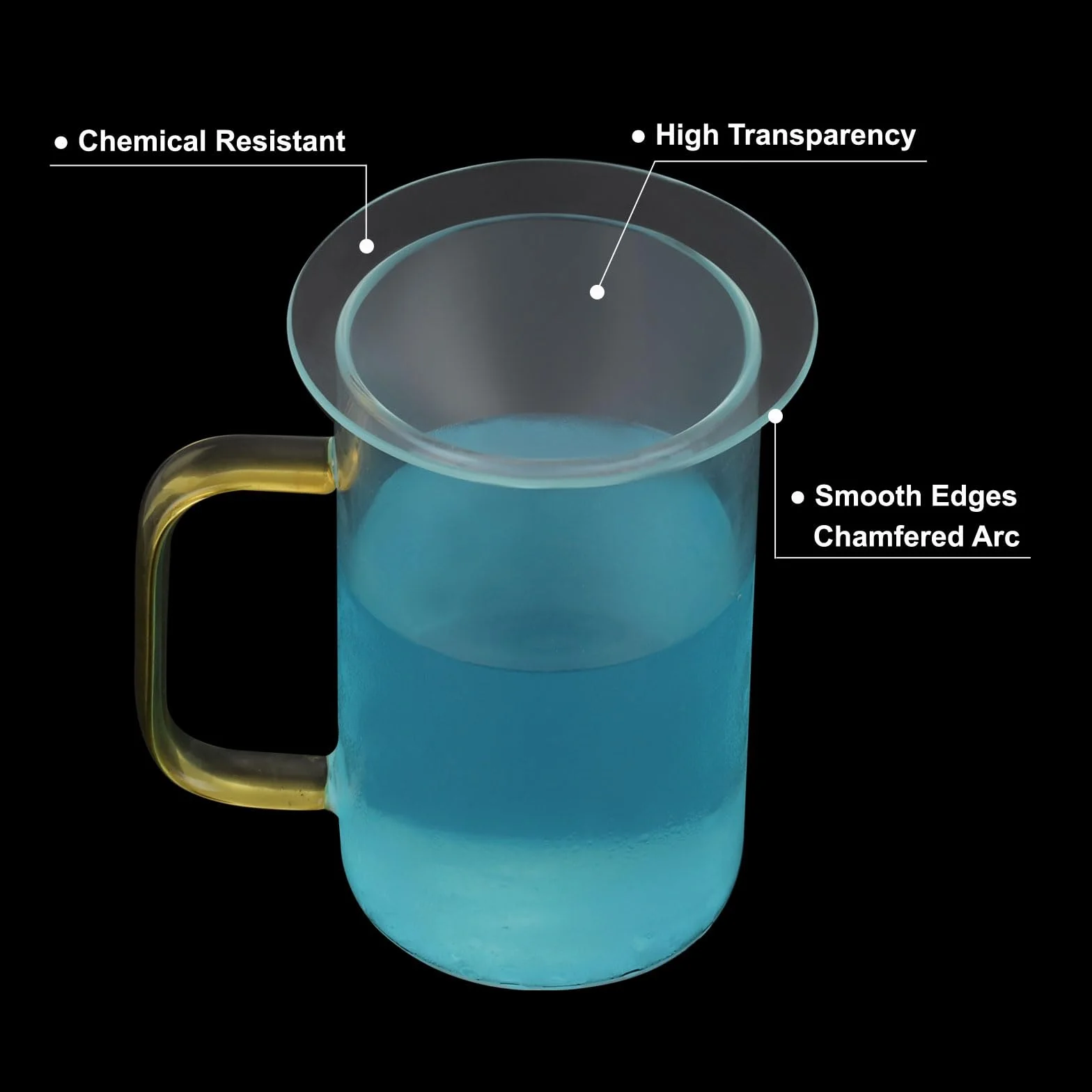 PATIKIL Vetrino Laboratorio Diametro 75mm/3" Confezione 12 Pz Altamente Trasparente Bordi Lisci Smussati Coperchi Ad Arco Per Becher Matracci Piastra Di Evaporazione Materiale Laboratorio